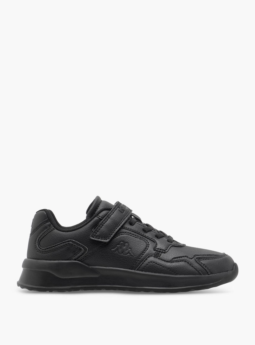 Kappa Kids' Logo Detail School Shoes with Hook and Loop Closure-boys-shoes-schoolshoes-image-3
