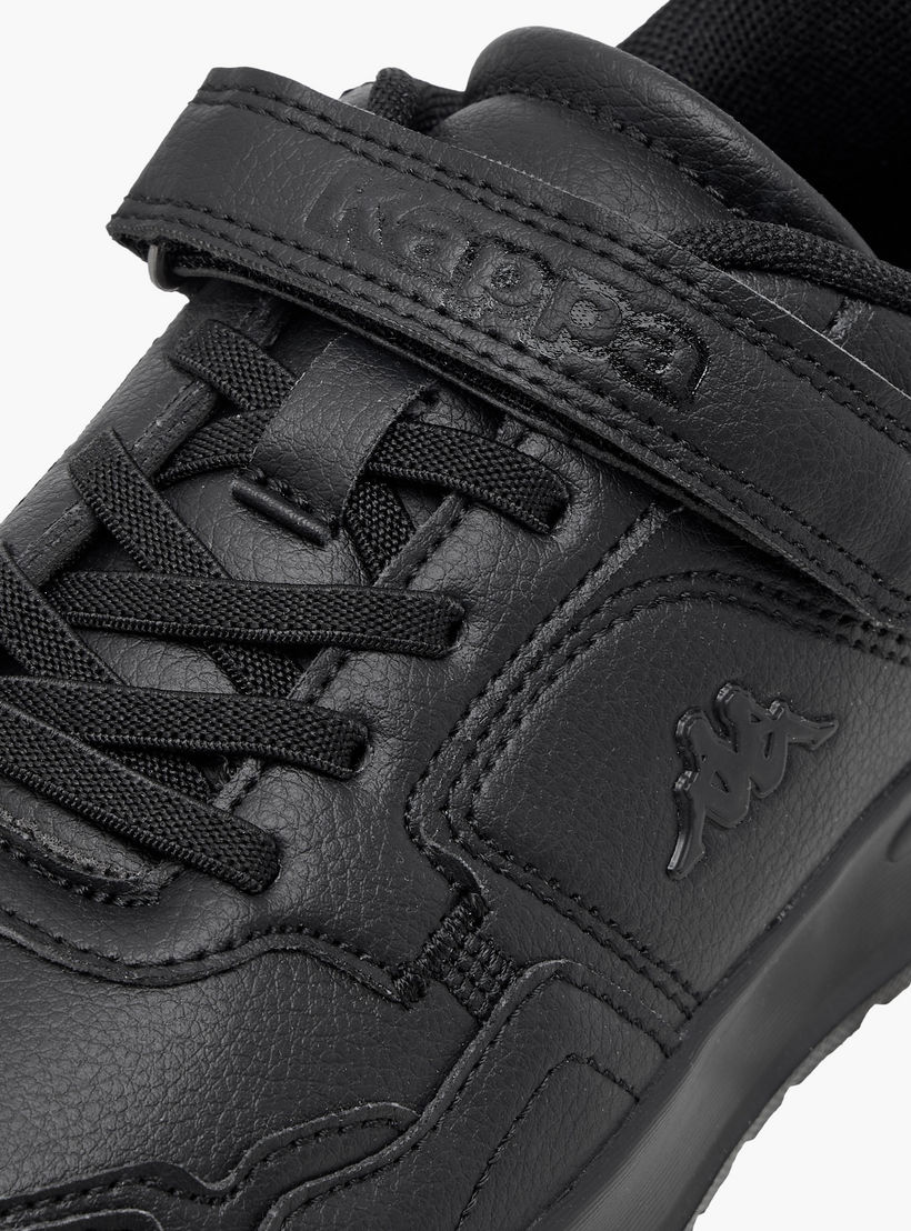 Kappa Kids' Logo Detail School Shoes with Hook and Loop Closure-boys-shoes-schoolshoes-image-4