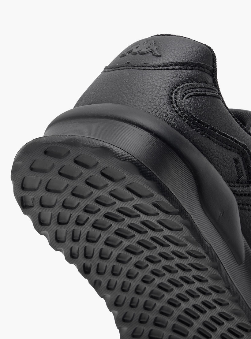 Kappa Kids' Logo Detail School Shoes with Hook and Loop Closure-boys-shoes-schoolshoes-image-5