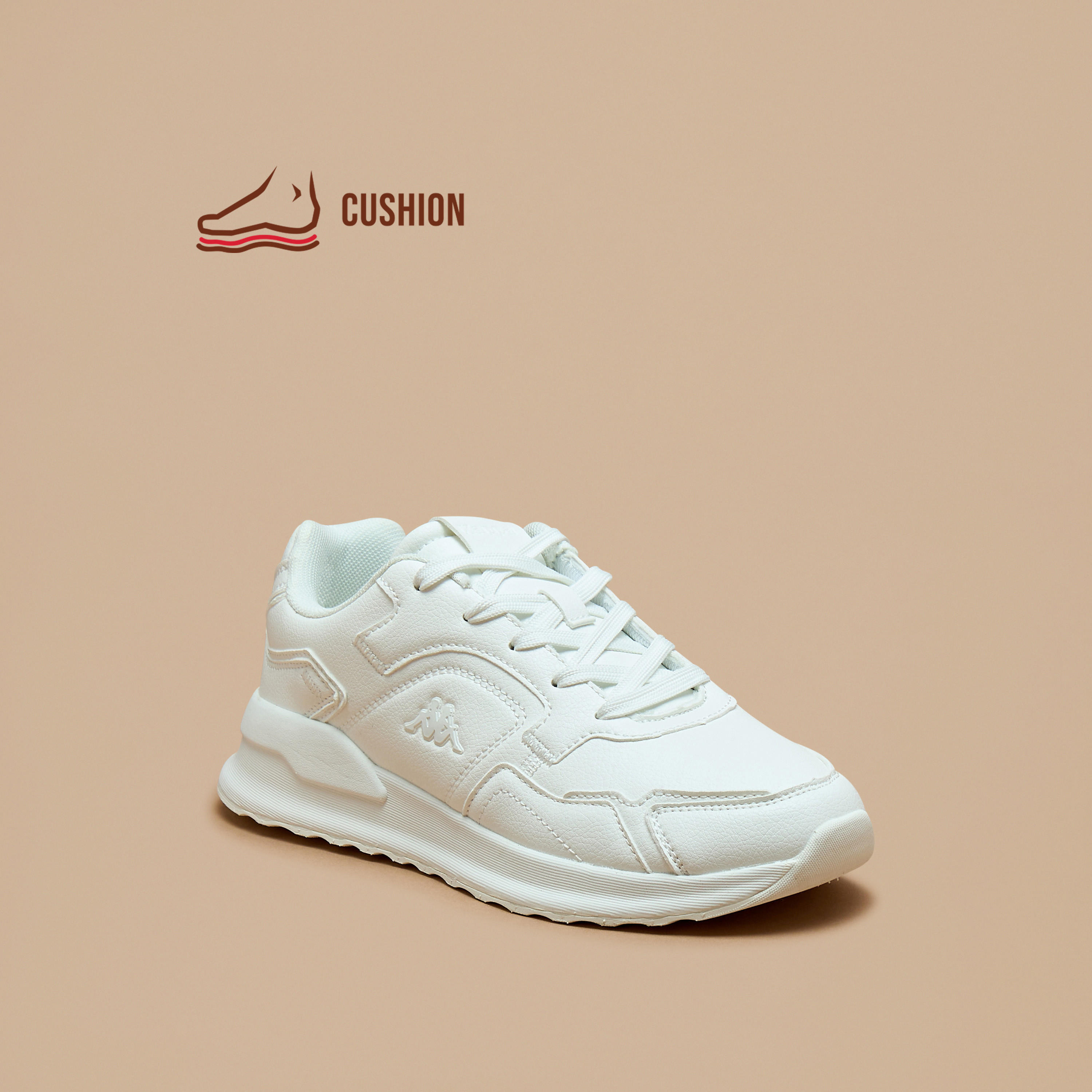 حذاء مشي لون واحد برباط إغلاق للنساء من كابا-sports-women-shoes-image-1