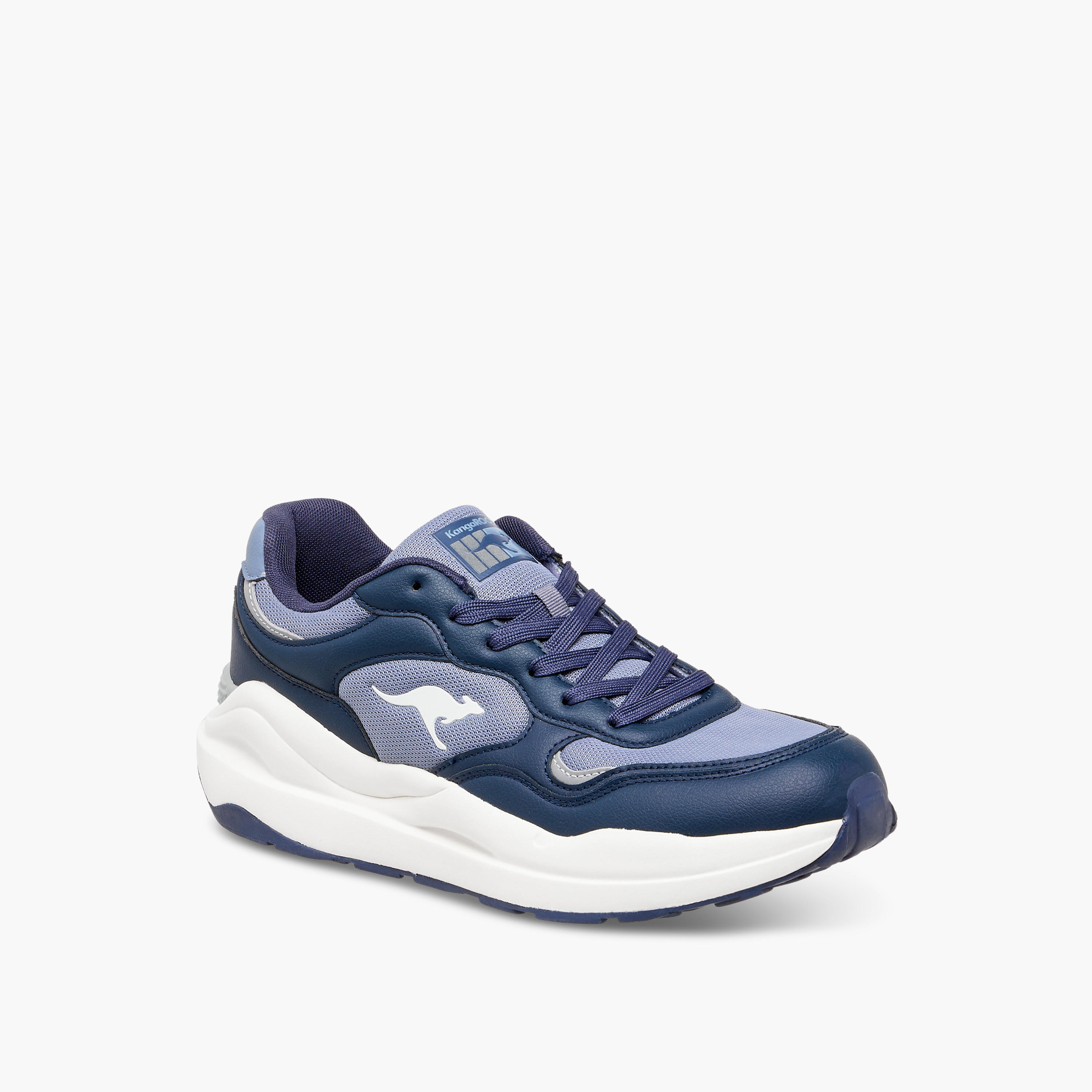 KangaROOS Men's Panelled Sports Shoes with Lace-Up Closure-sports-men-shoes-image-2