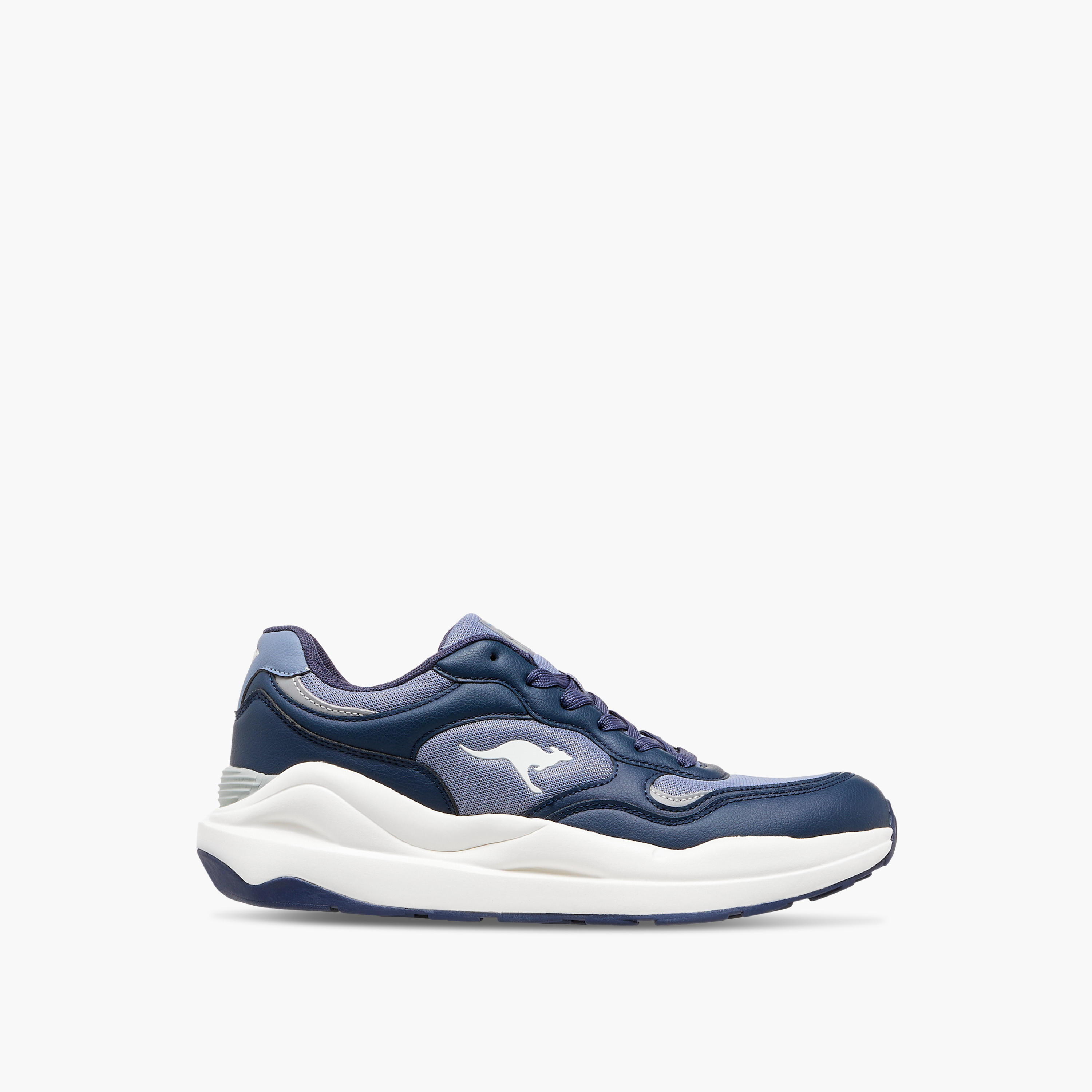 KangaROOS Men's Panelled Sports Shoes with Lace-Up Closure-sports-men-shoes-image-3
