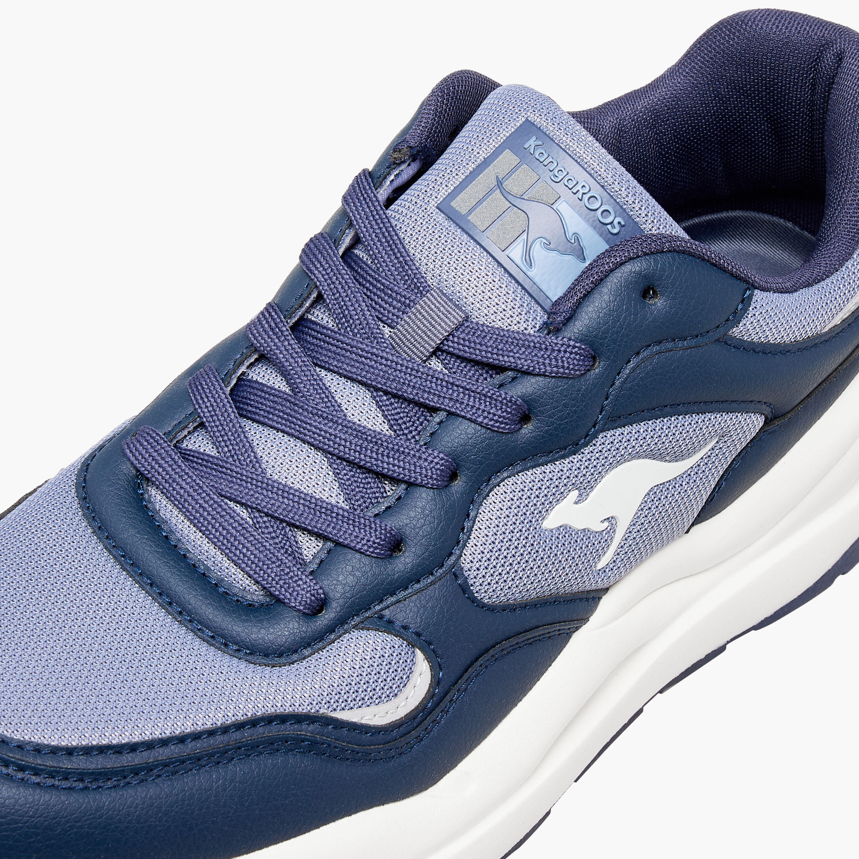 KangaROOS Men's Panelled Sports Shoes with Lace-Up Closure-sports-men-shoes-image-4