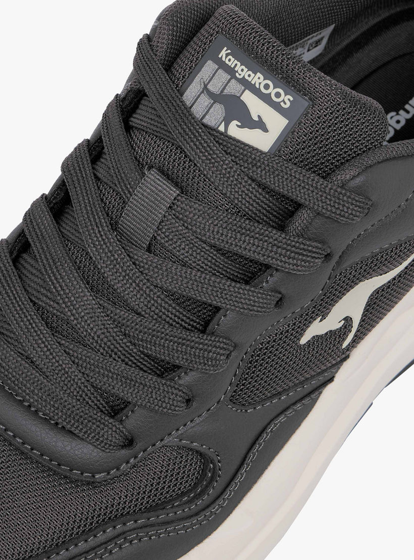 KangaROOS Women's Panelled Sports Shoes with Lace-Up Closure-women-shoes-sports-image-5