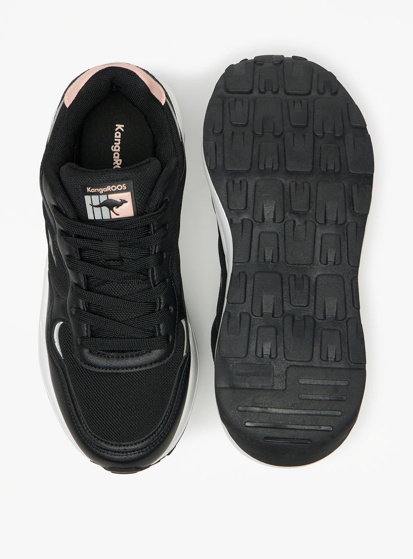 KangaROOS Women's Panelled Lace-Up Sports Shoes-sports-women-shoes-image-5