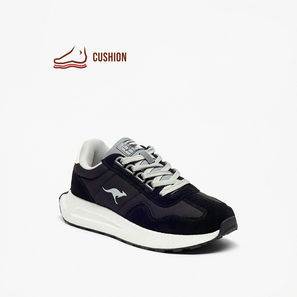 KangaROOS Women's Logo Detail Walking Shoes with Lace-Up Closure-women-image-1