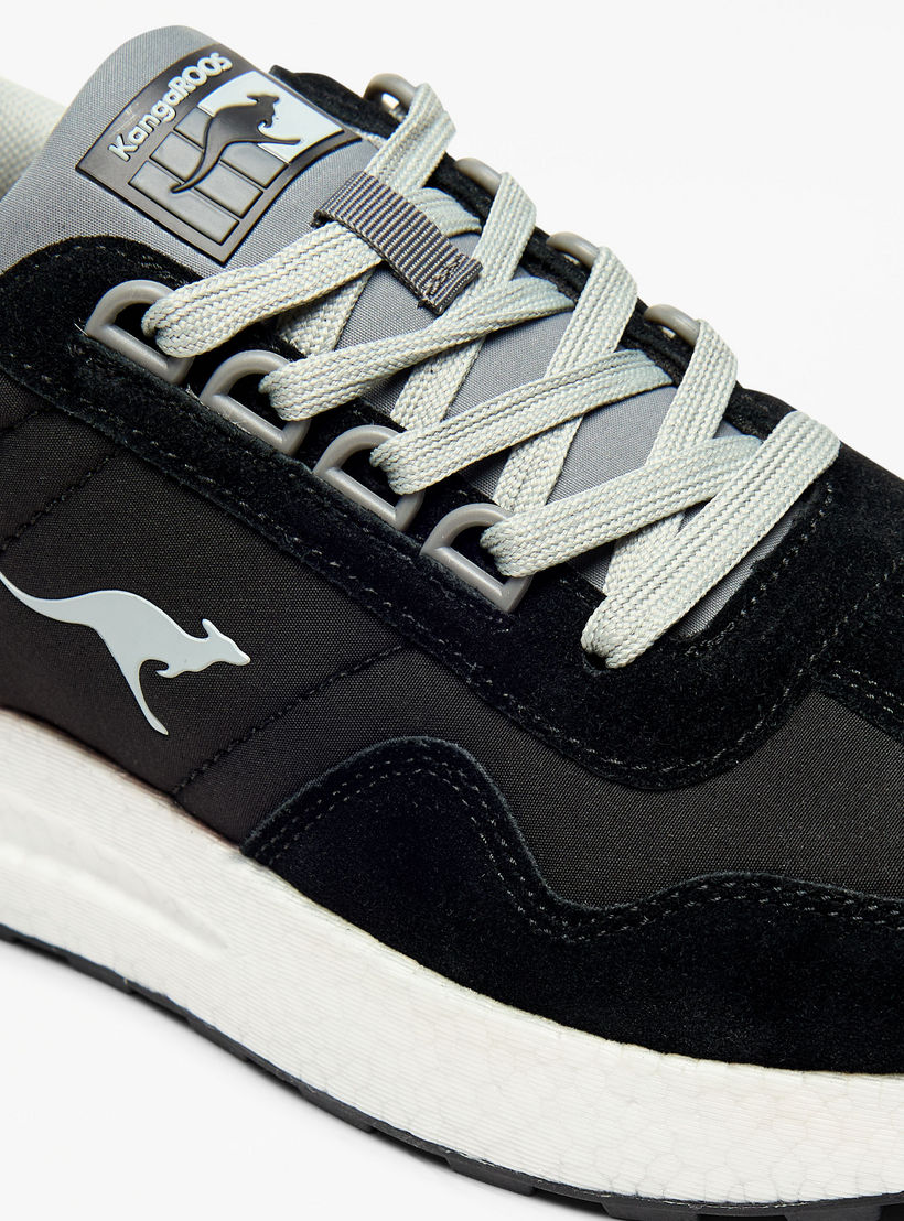 KangaROOS Women's Logo Detail Walking Shoes with Lace-Up Closure-sports-women-shoes-image-4