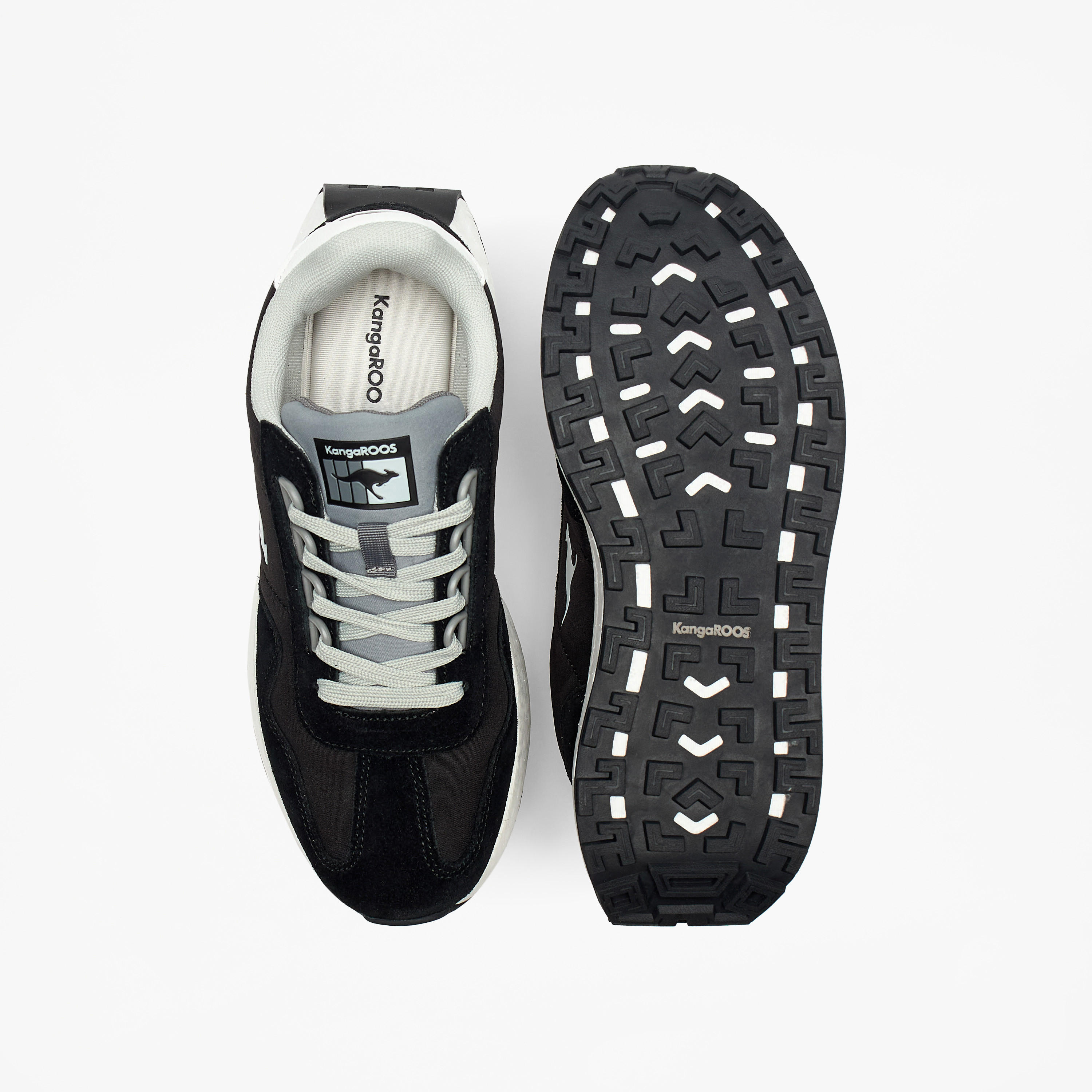 KangaROOS Women's Logo Detail Walking Shoes with Lace-Up Closure-sports-women-shoes-image-5