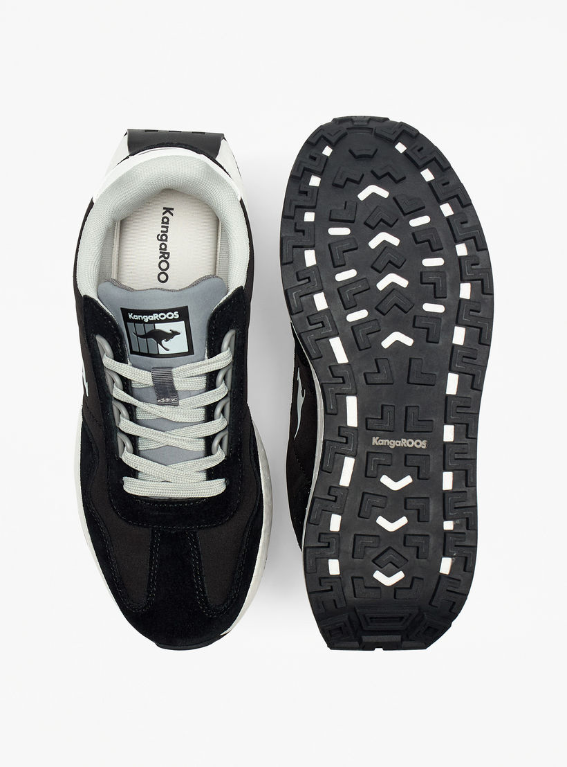 KangaROOS Women's Logo Detail Walking Shoes with Lace-Up Closure-sports-women-shoes-image-5