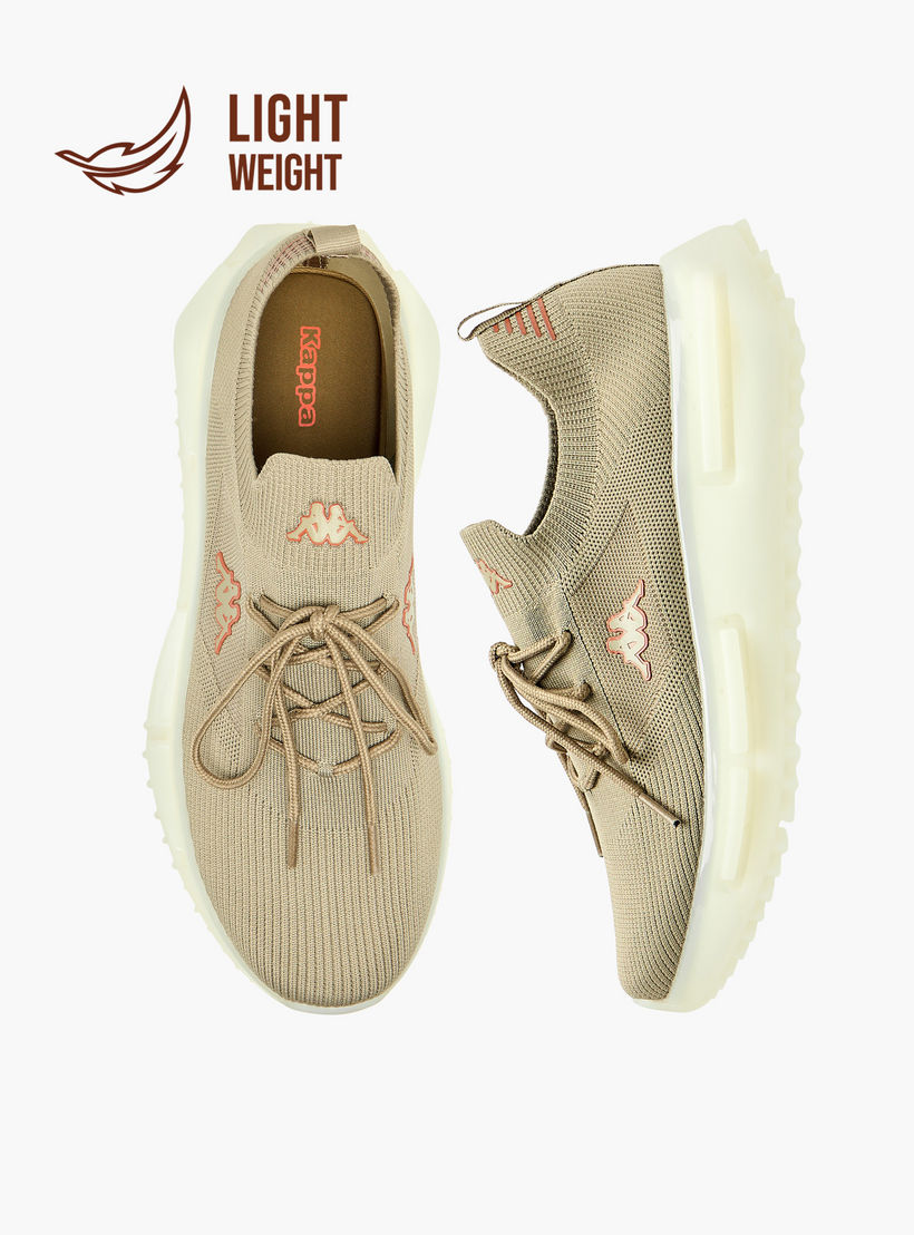 Kappa Men's Textured Lightweight Sports Shoes with Lace-Up Closure-sports-men-shoes-image-1