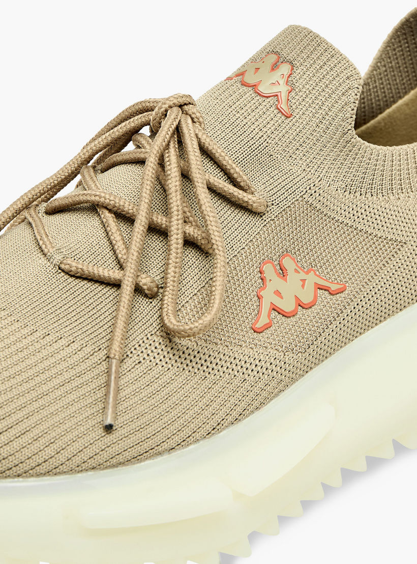 Kappa Men's Textured Lightweight Sports Shoes with Lace-Up Closure-sports-men-shoes-image-4