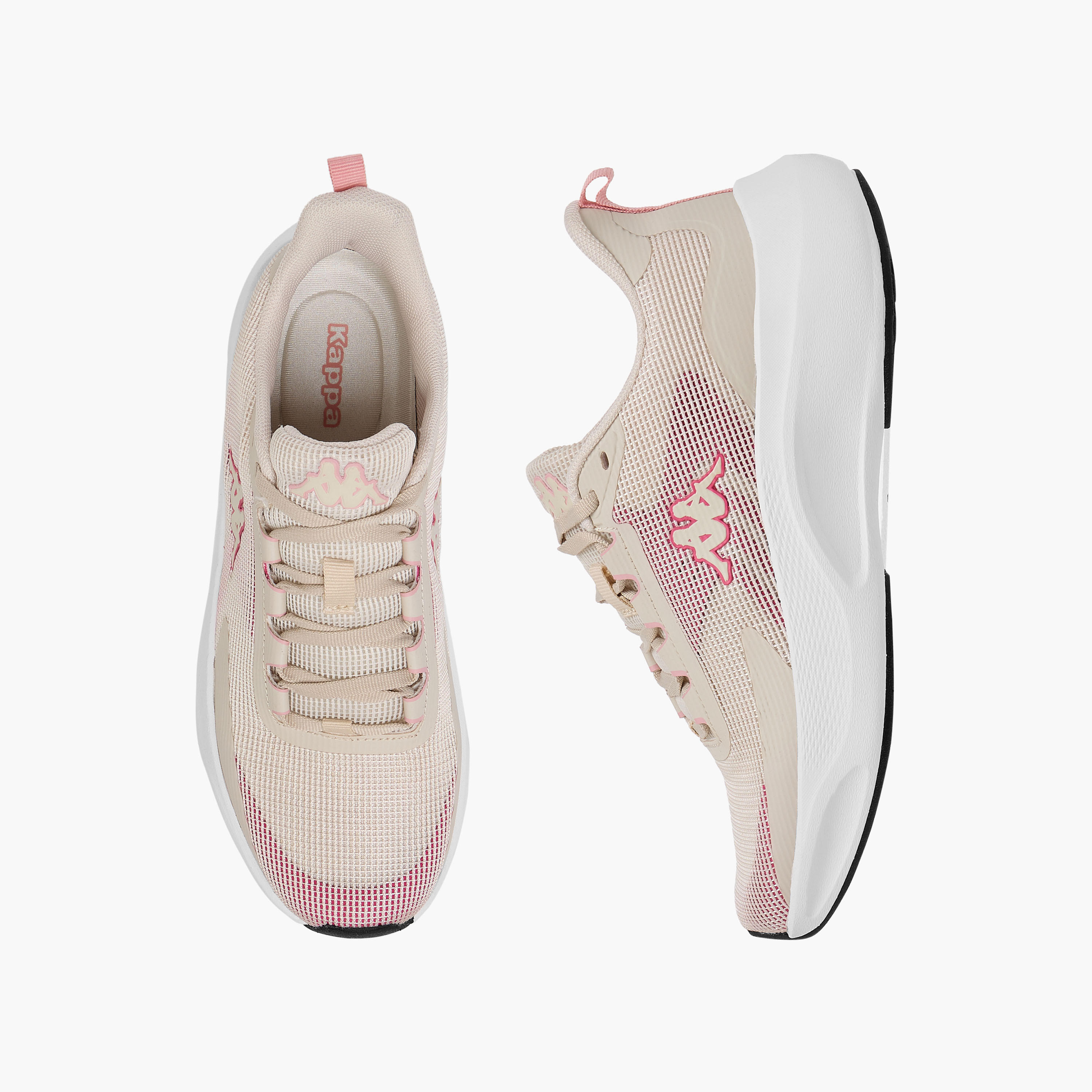 Kappa Women's Logo Detail Sports Shoes with Lace-Up Closure-women-shoes-sports-image-1