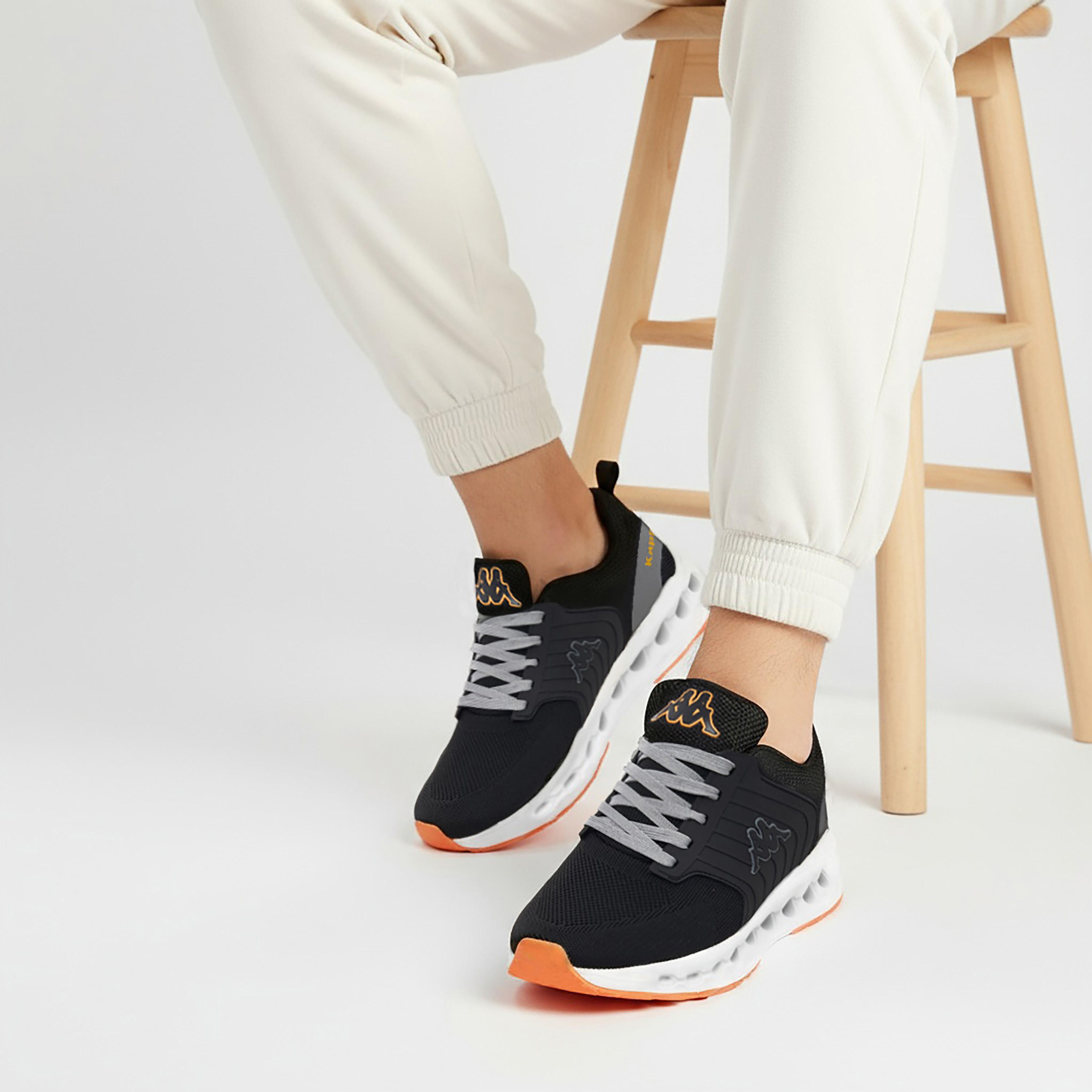 Kappa Men Logo Embossed Lace-Up Sports Shoes-men-shoes-sports-image-2