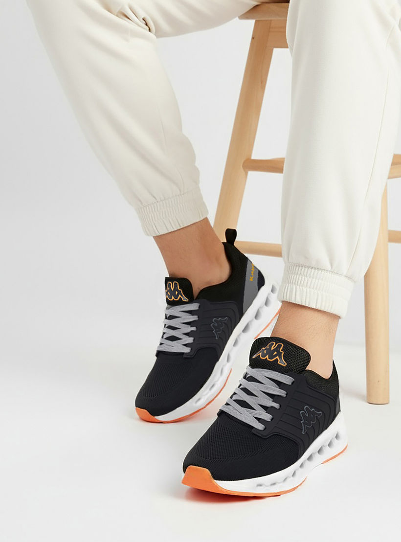 Kappa Men Logo Embossed Lace-Up Sports Shoes-men-shoes-sports-image-2