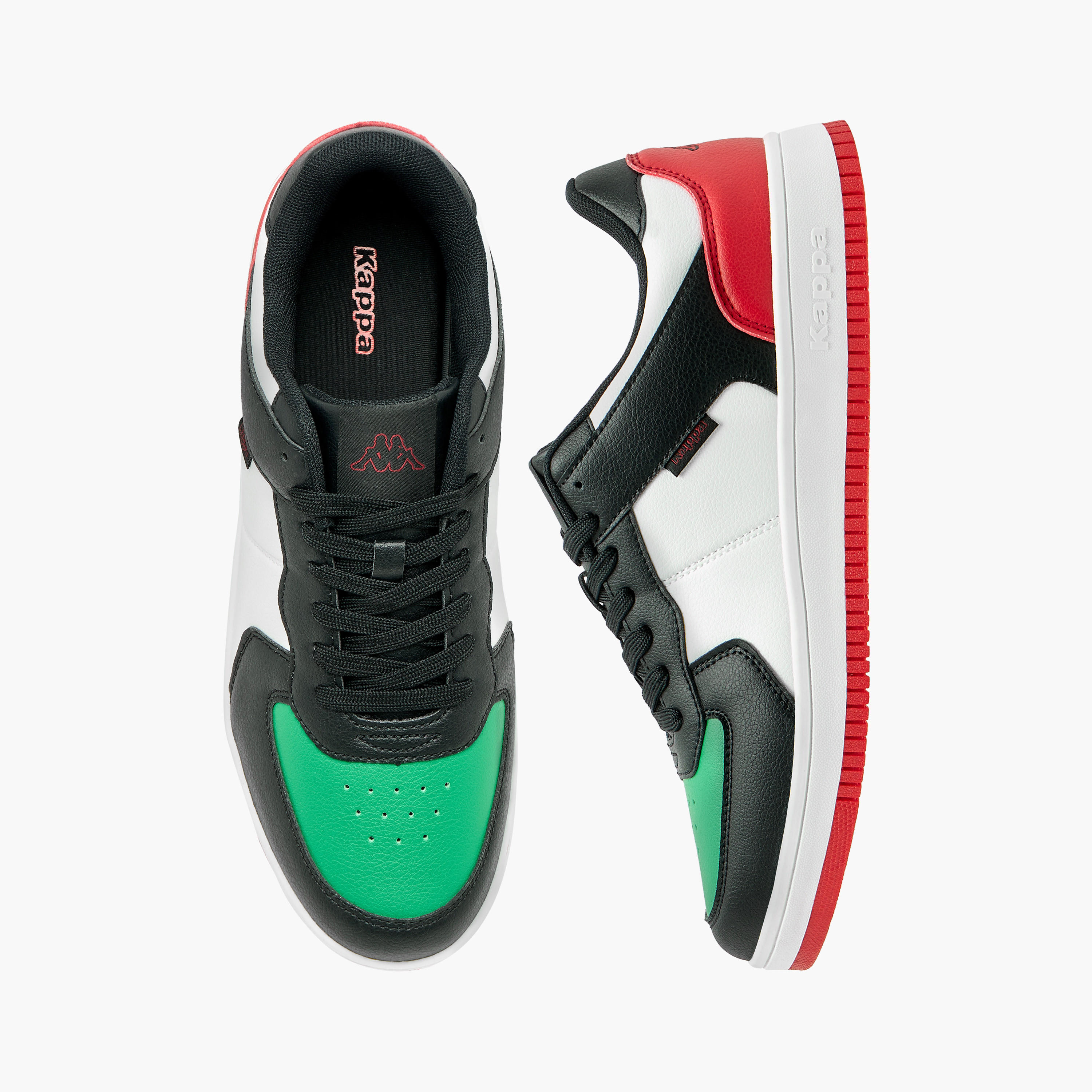 Kappa Men's Panelled Lace-Up Sneakers-men-shoes-sneakers-image-1