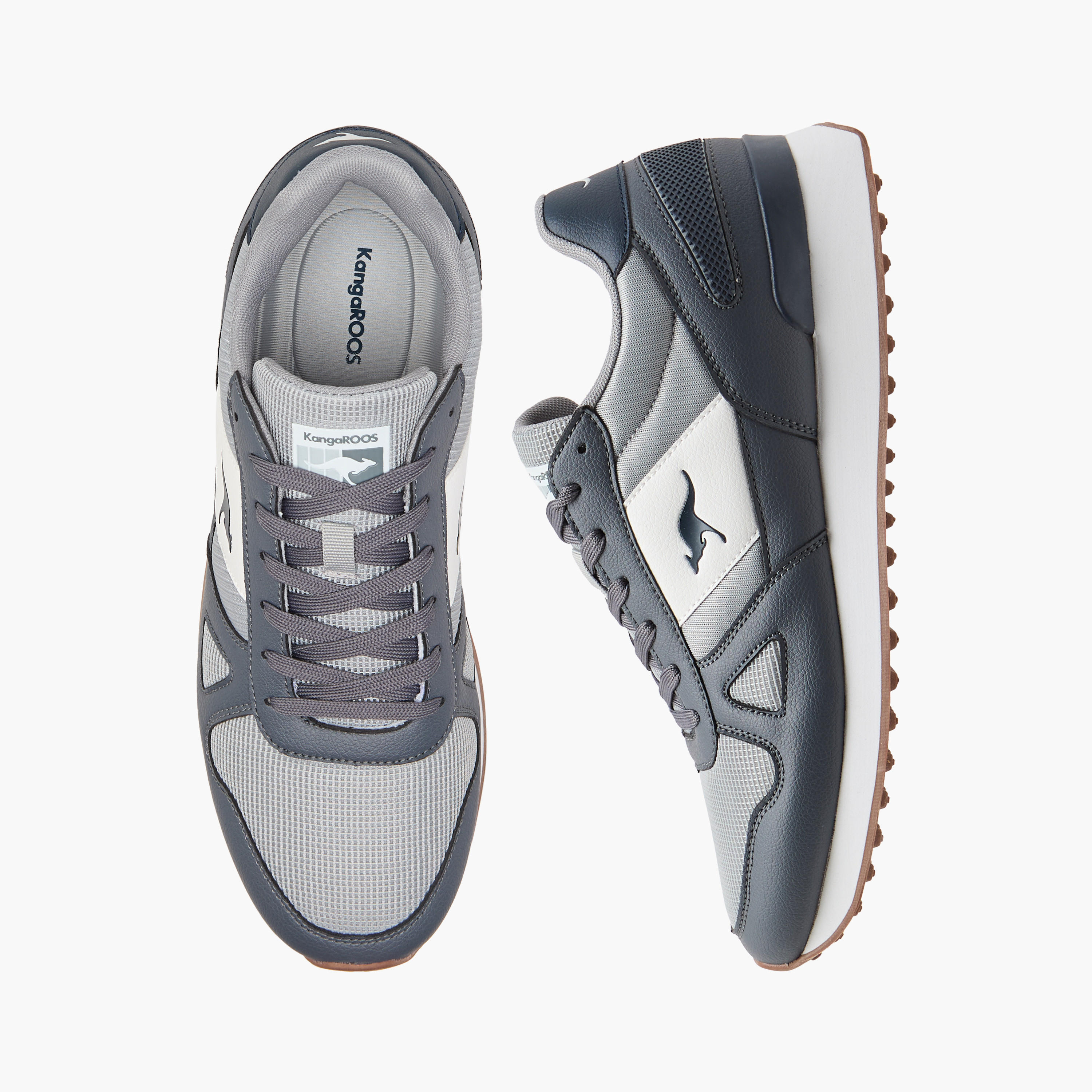 حذاء رياضي متعدد التصاميم برباط إغلاق للرجال من كانجاروز-sports-men-shoes-image-1