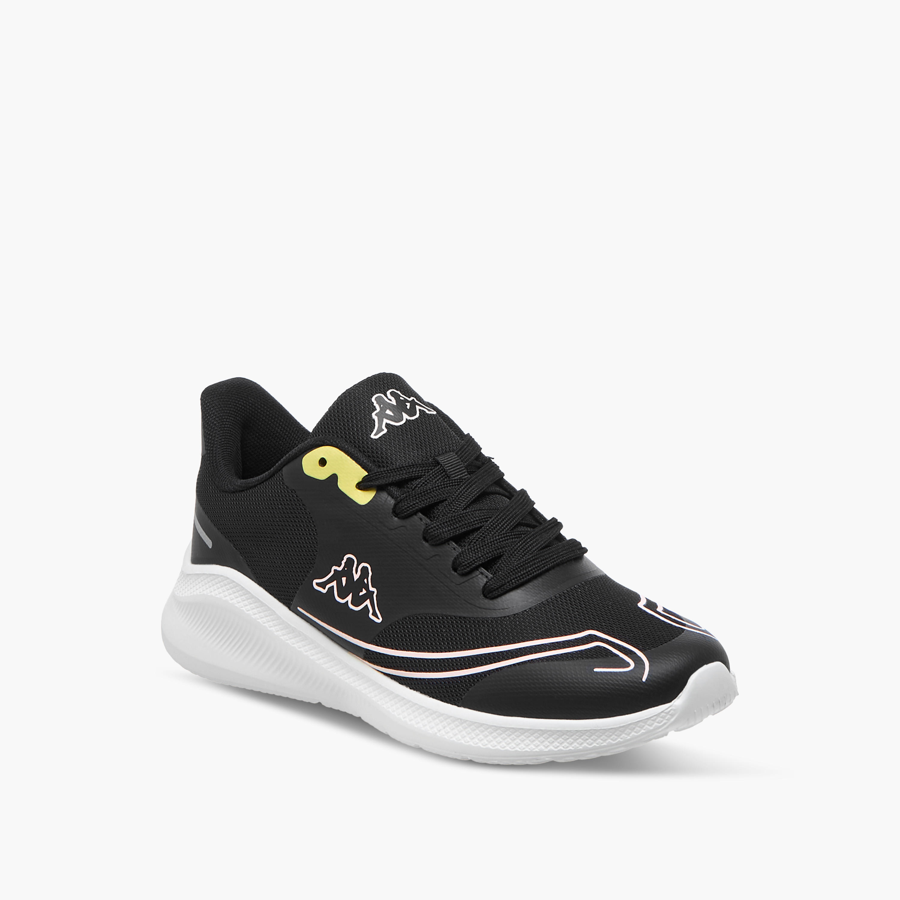 Kappa Women's Logo Print Sports Shoes with Lace-Up Closure-women-shoes-sports-image-2