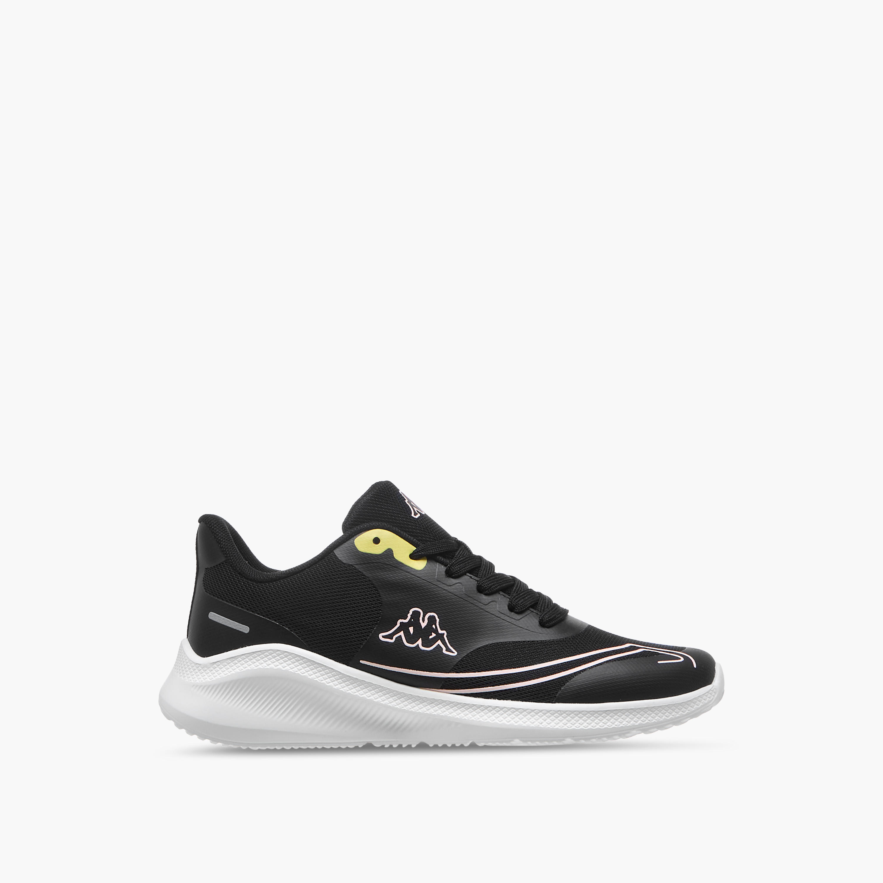 Kappa Women's Logo Print Sports Shoes with Lace-Up Closure-women-shoes-sports-image-3