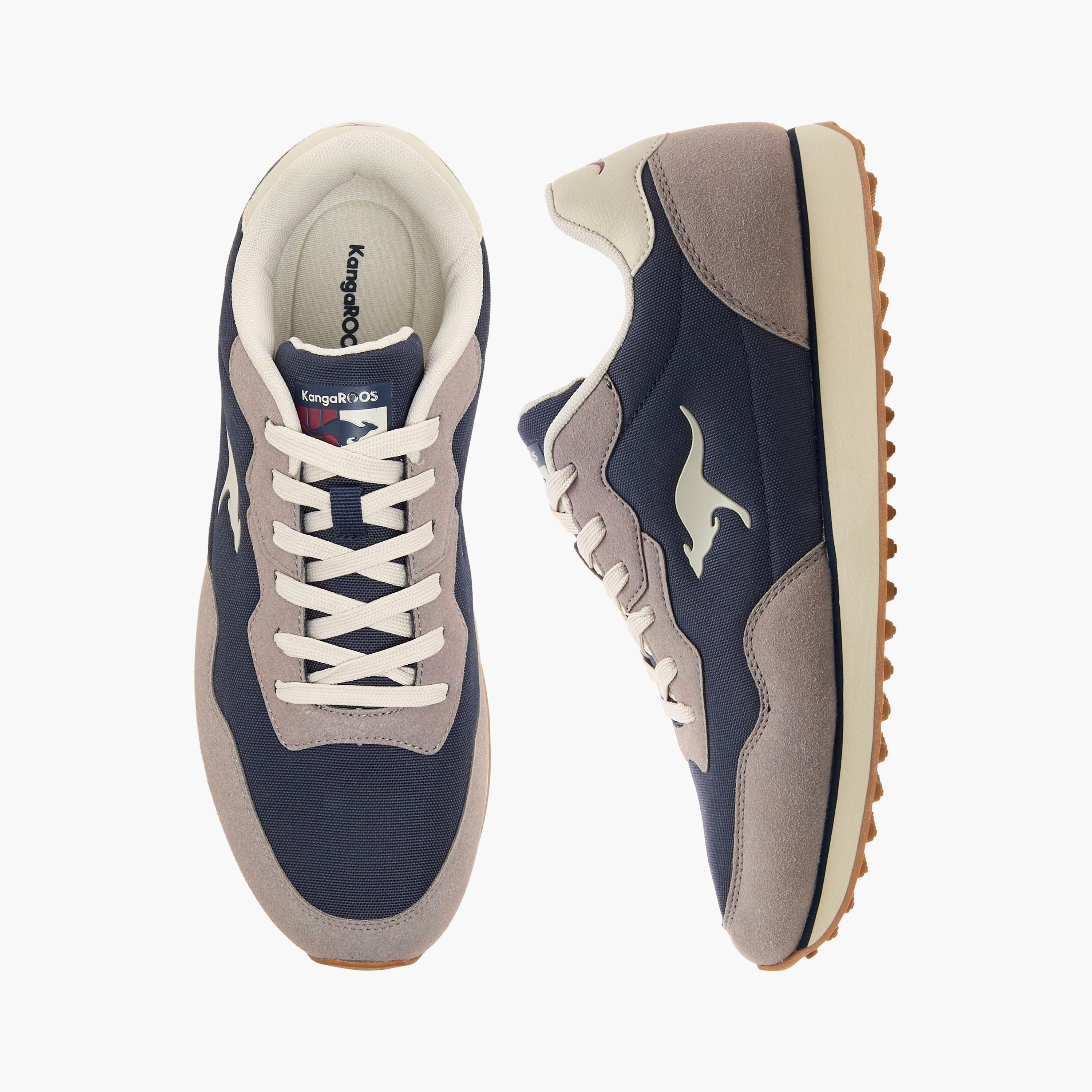 حذاء سنيكرز برباط وألواح للرجال من كانجاروز-men-shoes-sneakers-image-1