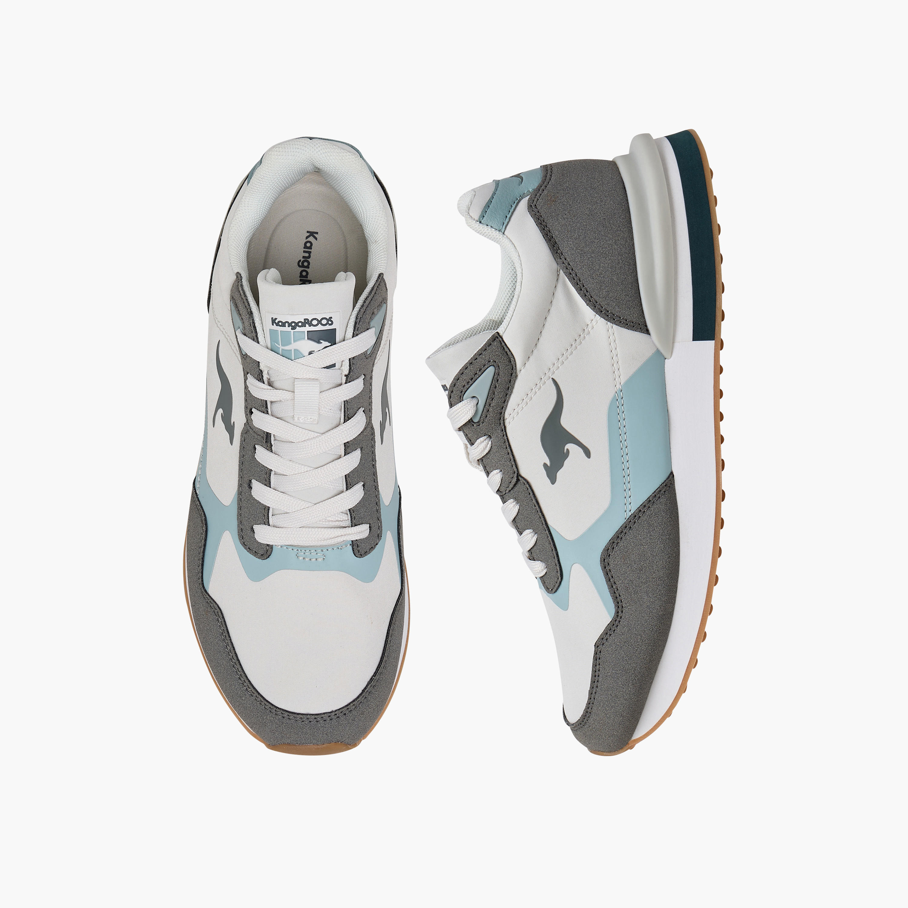 KangaROOS Women Colourblock Lace-Up Sports Shoes-women-shoes-sneakers-image-1