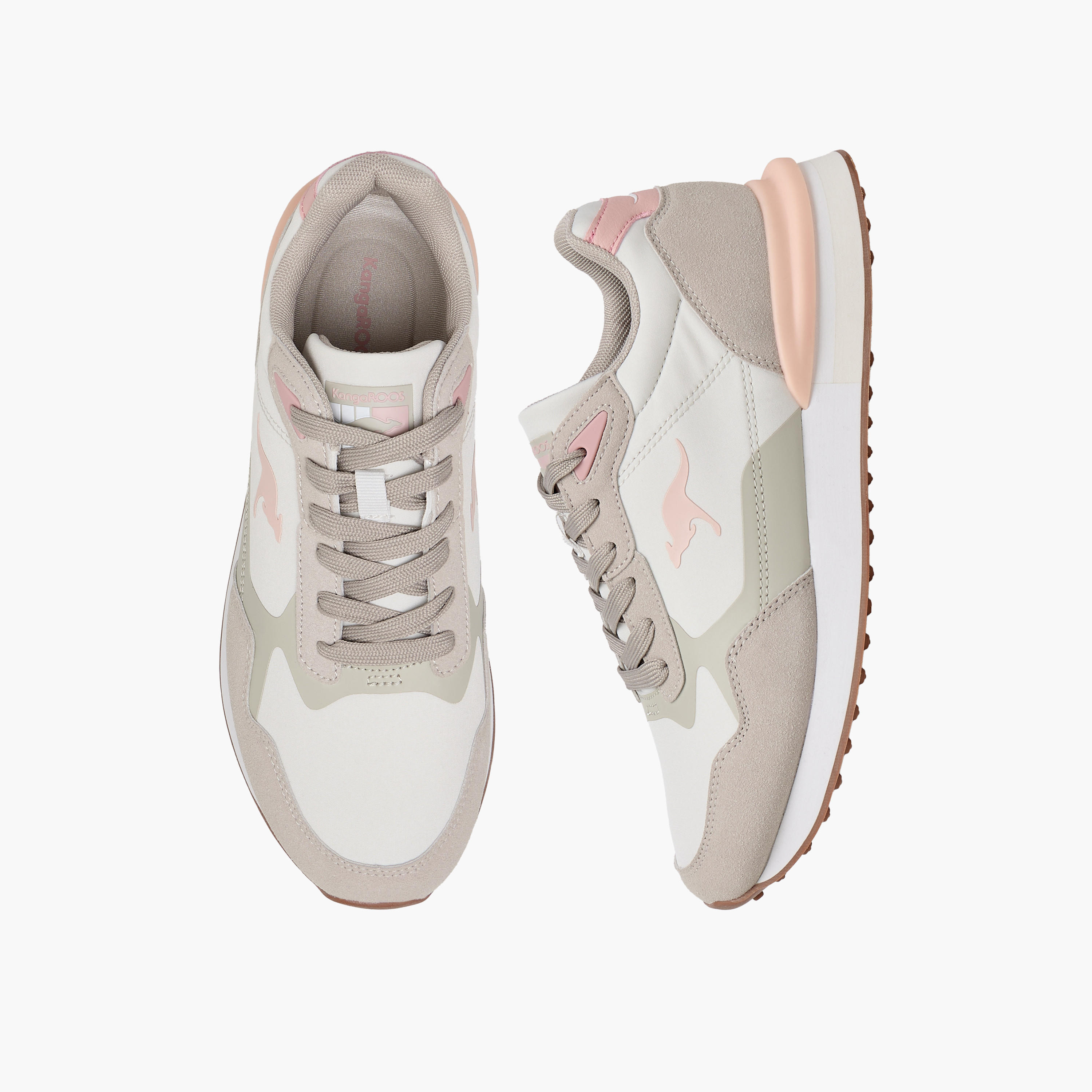 KangaROOS Women Colourblock Lace-Up Sports Shoes-women-shoes-sneakers-image-1