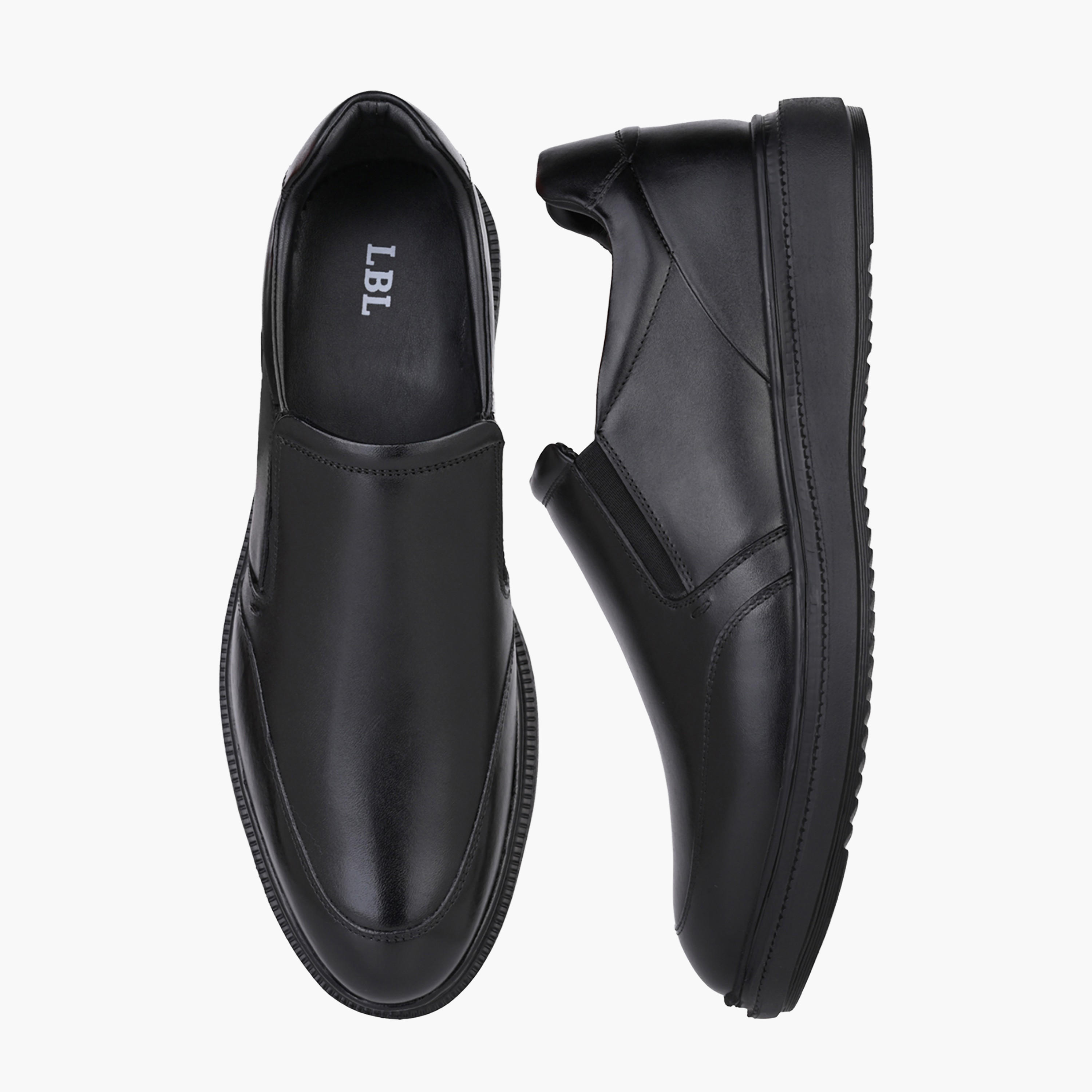 LBL by Shoexpress Men Leather Slip-On Loafers-men-shoes-formalshoes-image-1