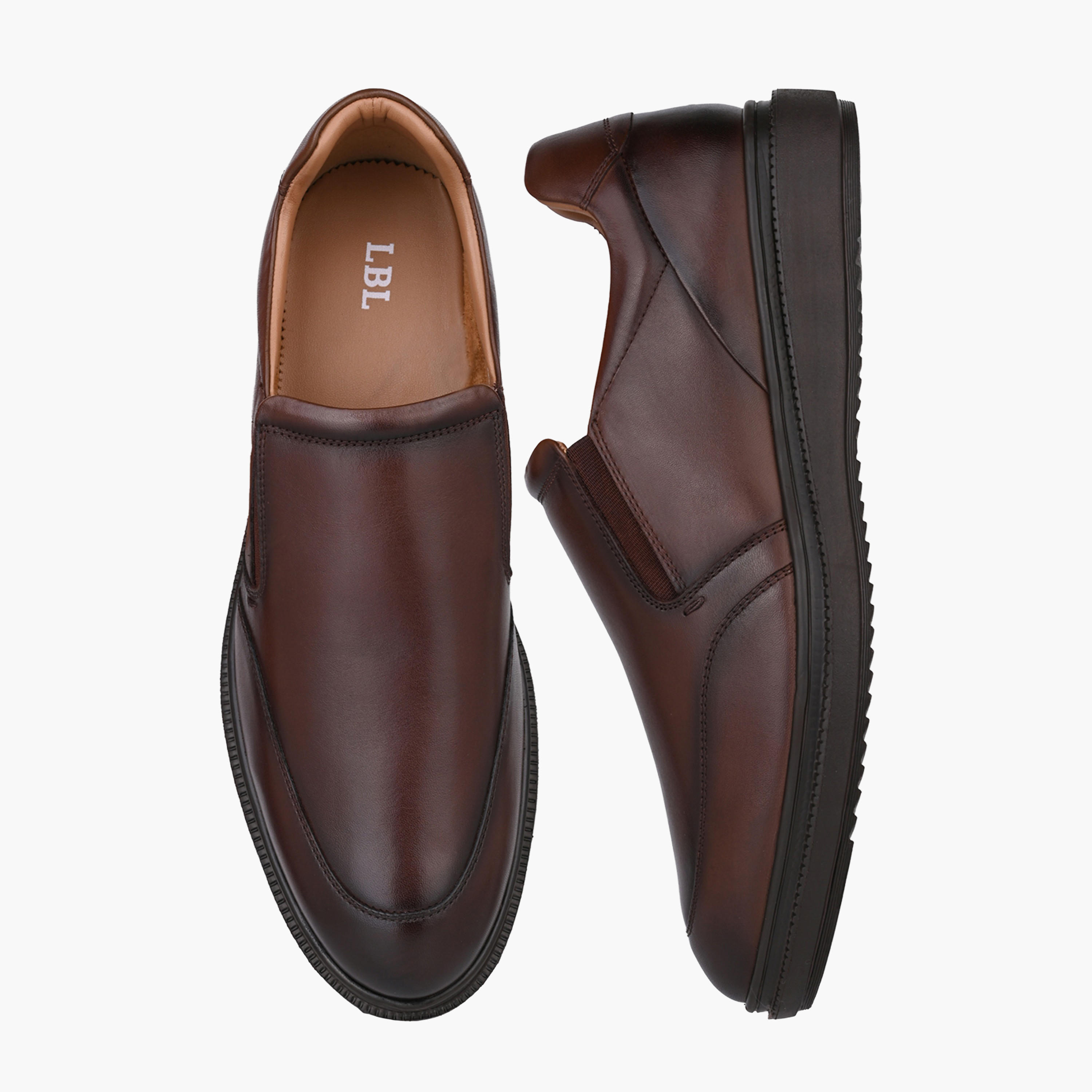 حذاء جلد سهل الارتداء للرجال من أل بي أل من شو إكسبريس-men-shoes-formalshoes-image-1
