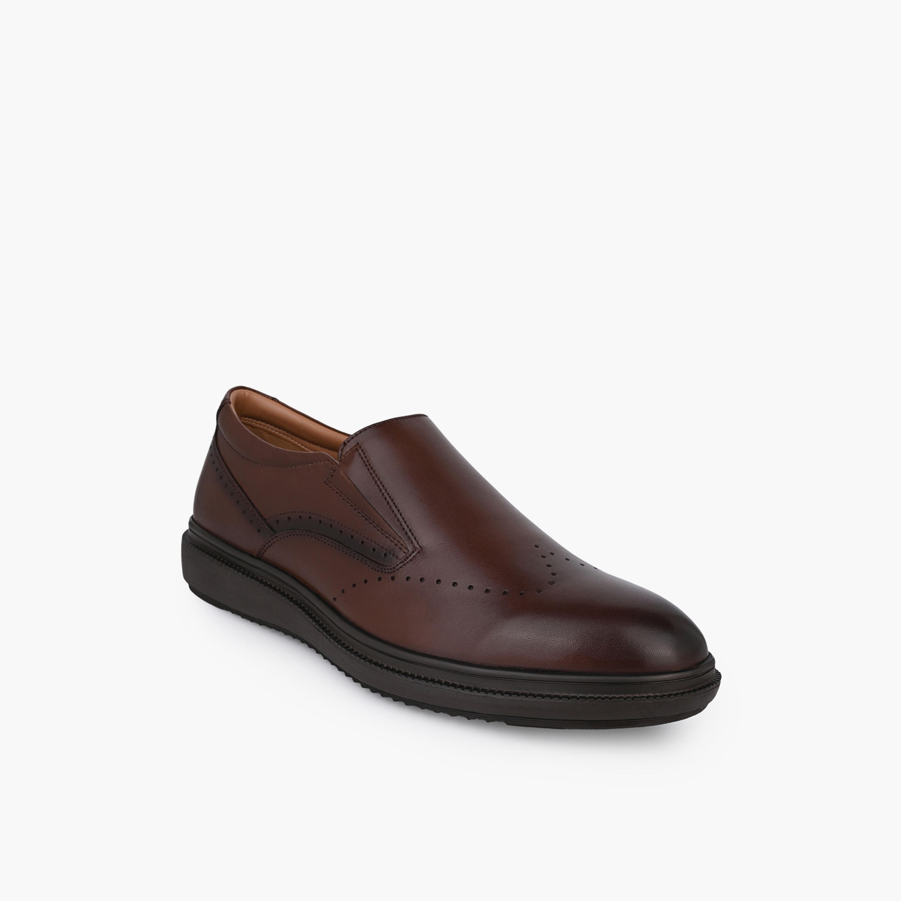 LBL by Shoexpress Men Leather Slip-On Loafers-men-shoes-formalshoes-image-2