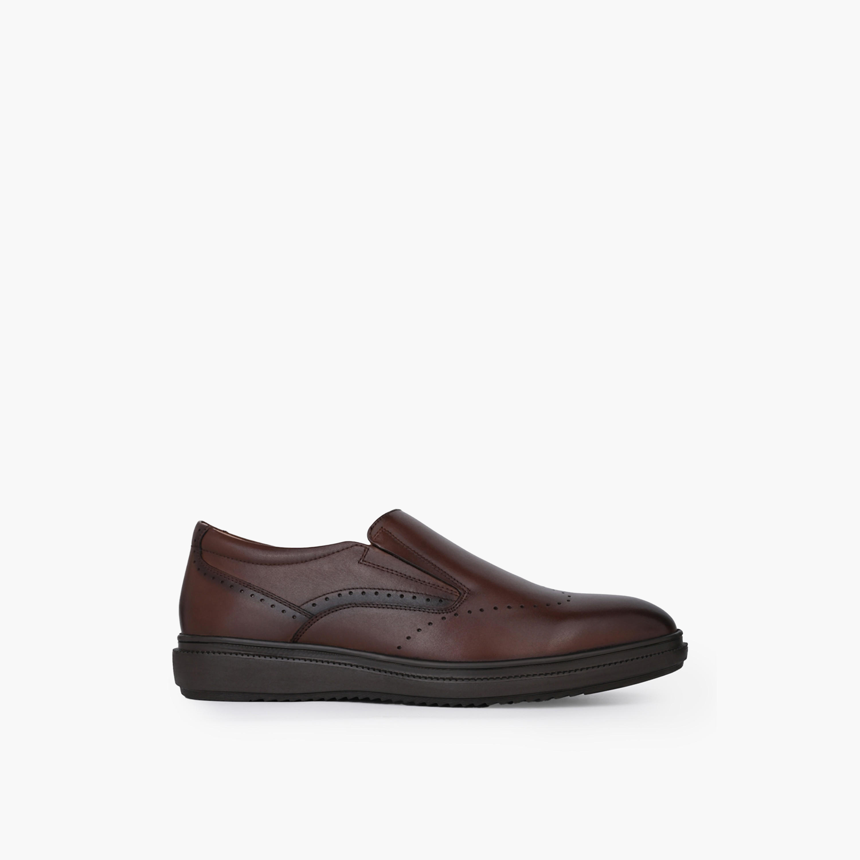LBL by Shoexpress Men Leather Slip-On Loafers-men-shoes-formalshoes-image-3
