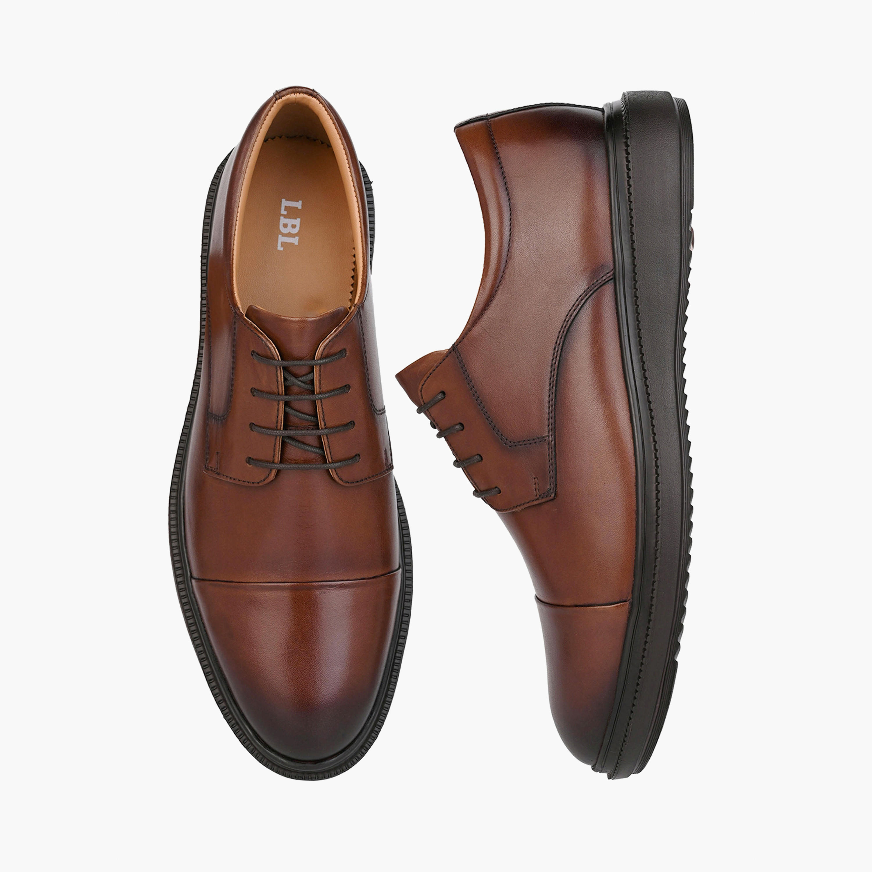 LBL by Shoexpress Men Lace-Up Derby Shoes-men-shoes-formalshoes-image-1