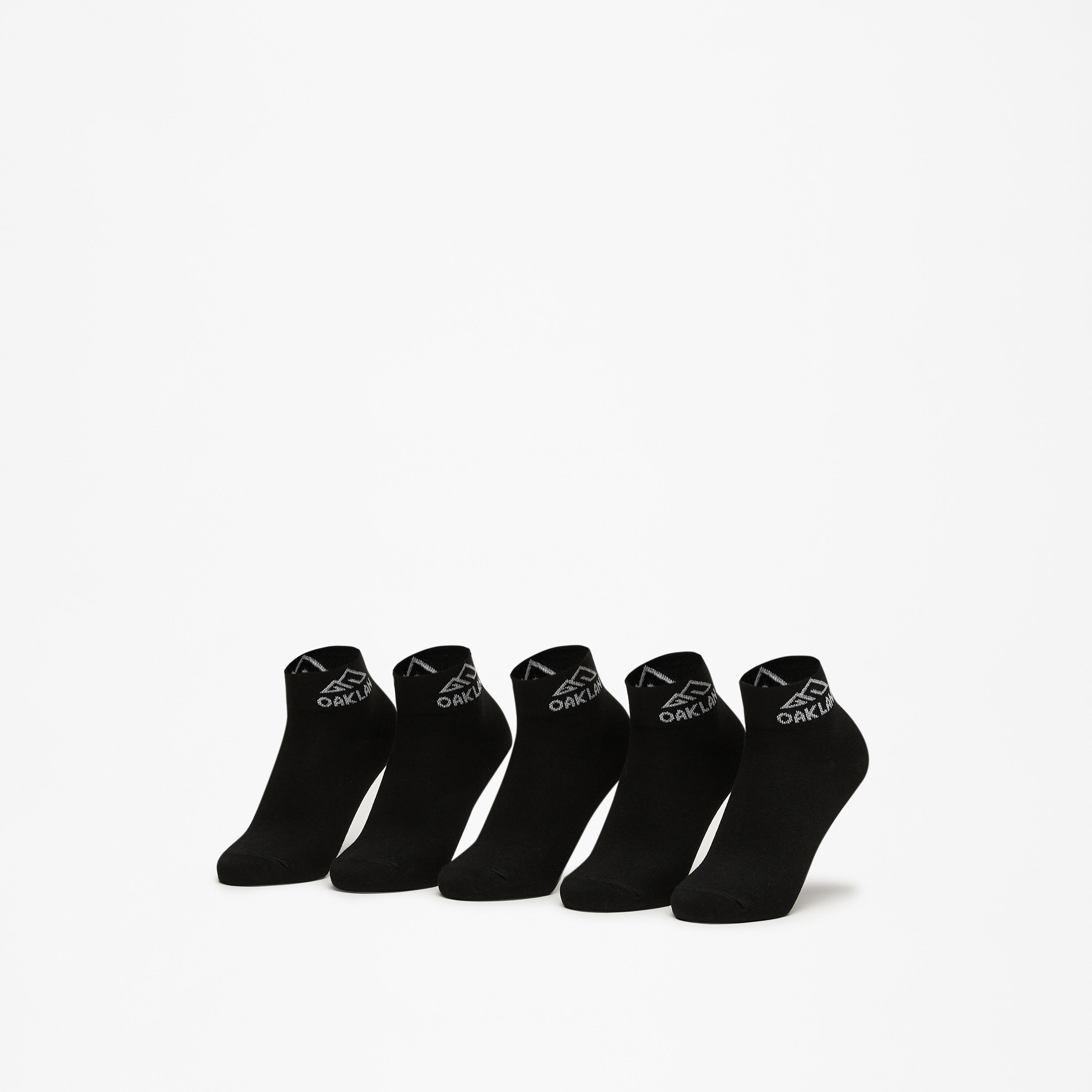 Oaklan by Shoexpress Printed Ankle Length Socks - Set of 5-women-socksandstockings-image-1