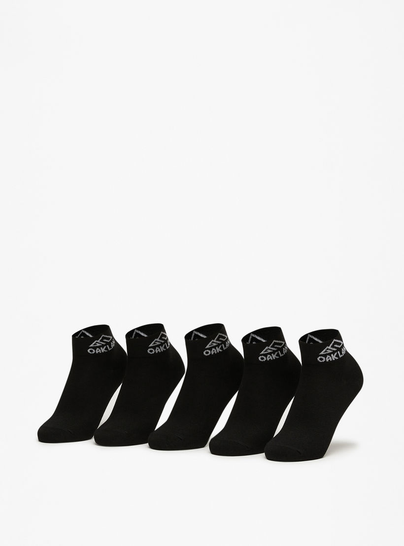 Oaklan by Shoexpress Printed Ankle Length Socks - Set of 5-women-socksandstockings-image-3