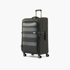 WAVE Striped Softcase Trolley Bag with Retractable Handle-travel-luggagesandbags-image-1