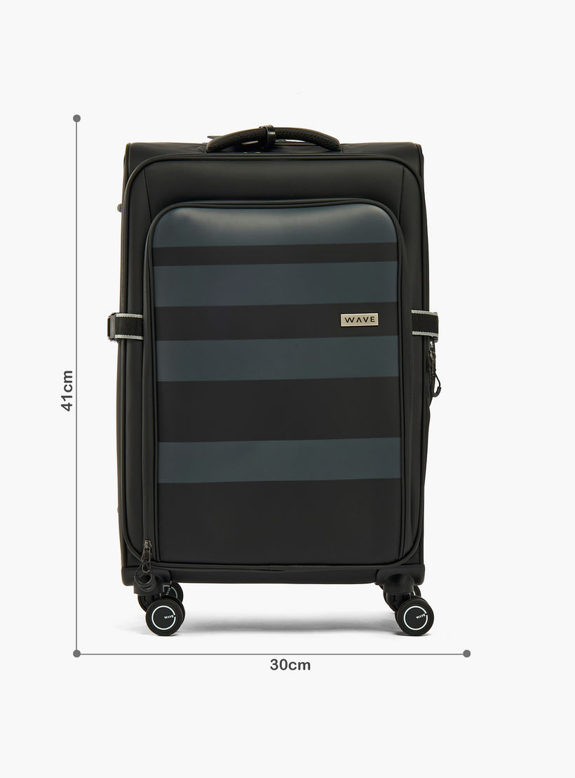 WAVE Striped Softcase Trolley Bag with Retractable Handle-travel-luggagesandbags-luggage-image-2