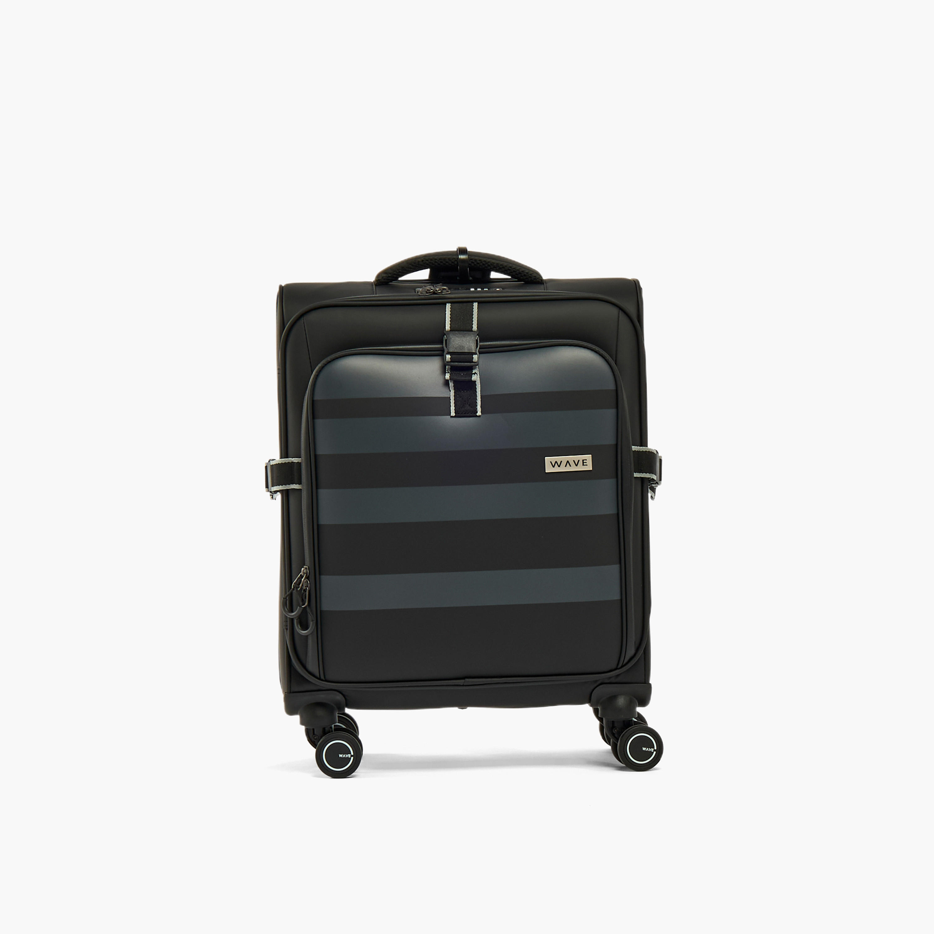 WAVE Striped Softcase Trolley Bag with Retractable Handle-travel-luggagesandbags-luggage-image-3