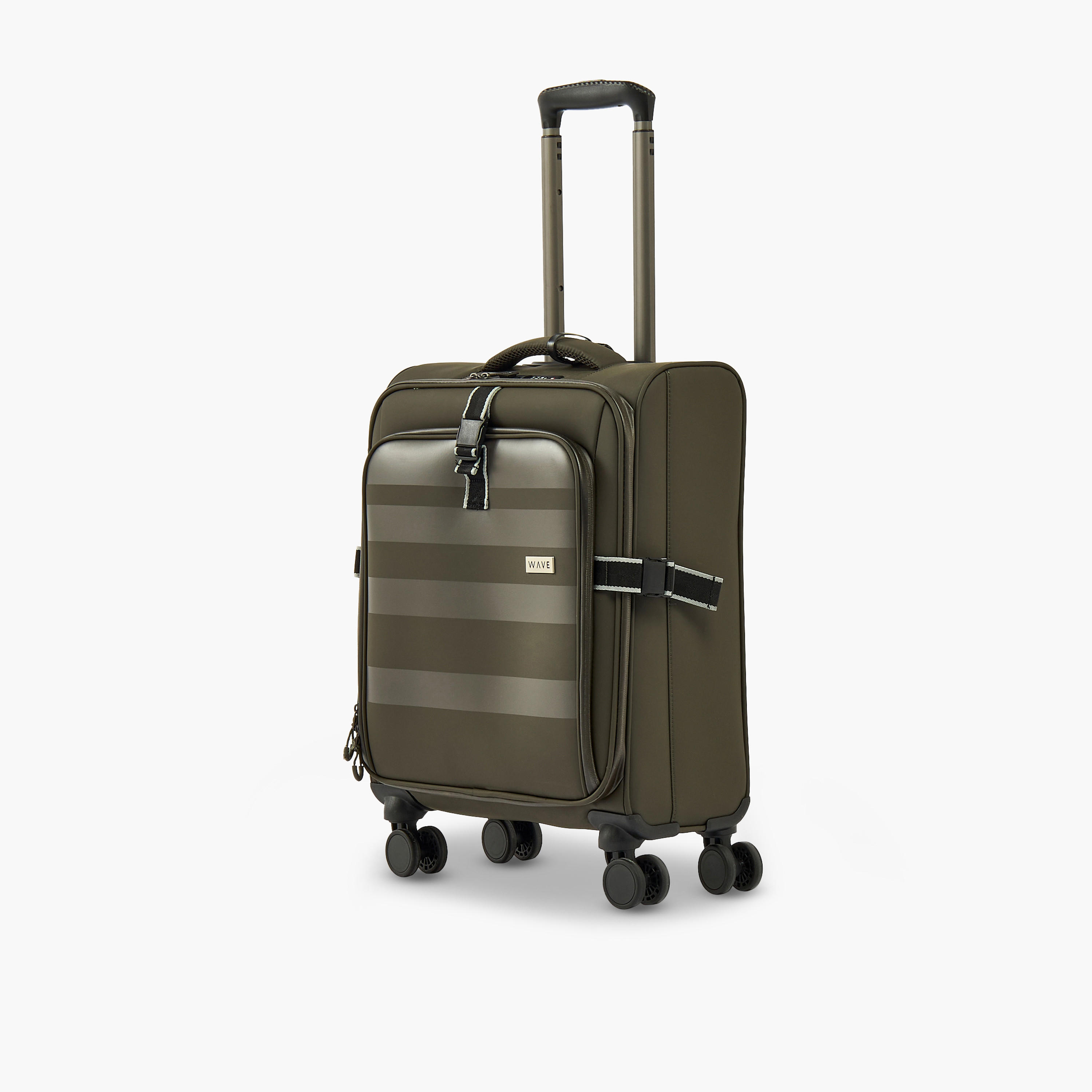WAVE Striped Softcase Trolley Bag with Retractable Handle-travel-luggagesandbags-luggage-image-1