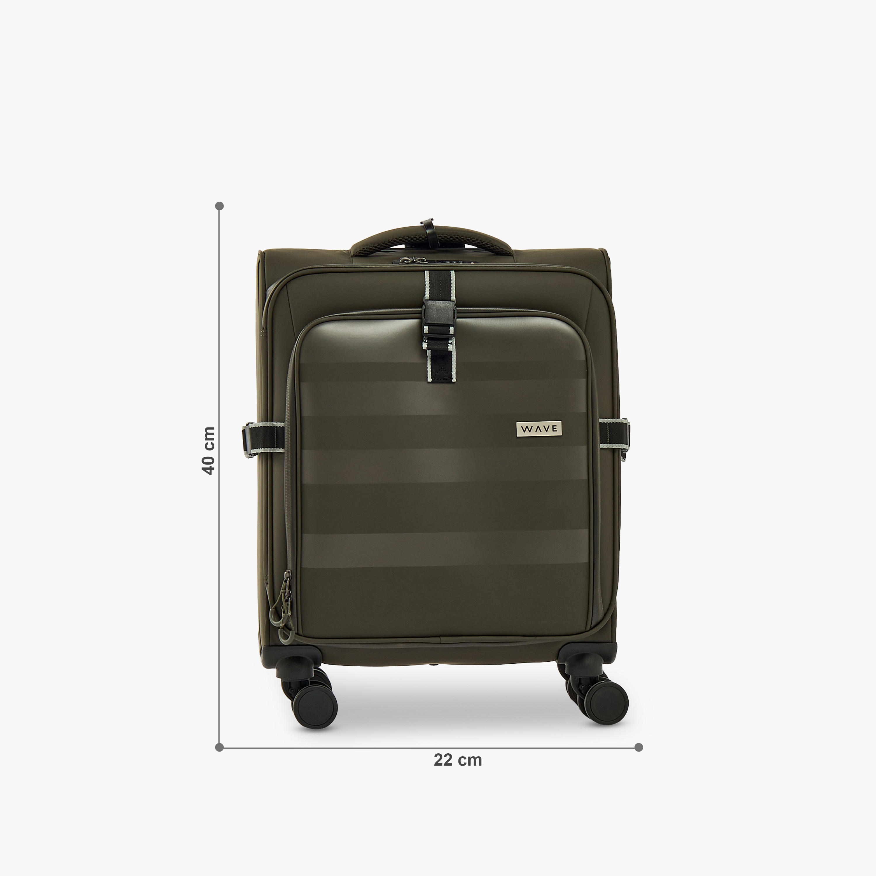 WAVE Striped Softcase Trolley Bag with Retractable Handle-travel-luggagesandbags-luggage-image-2