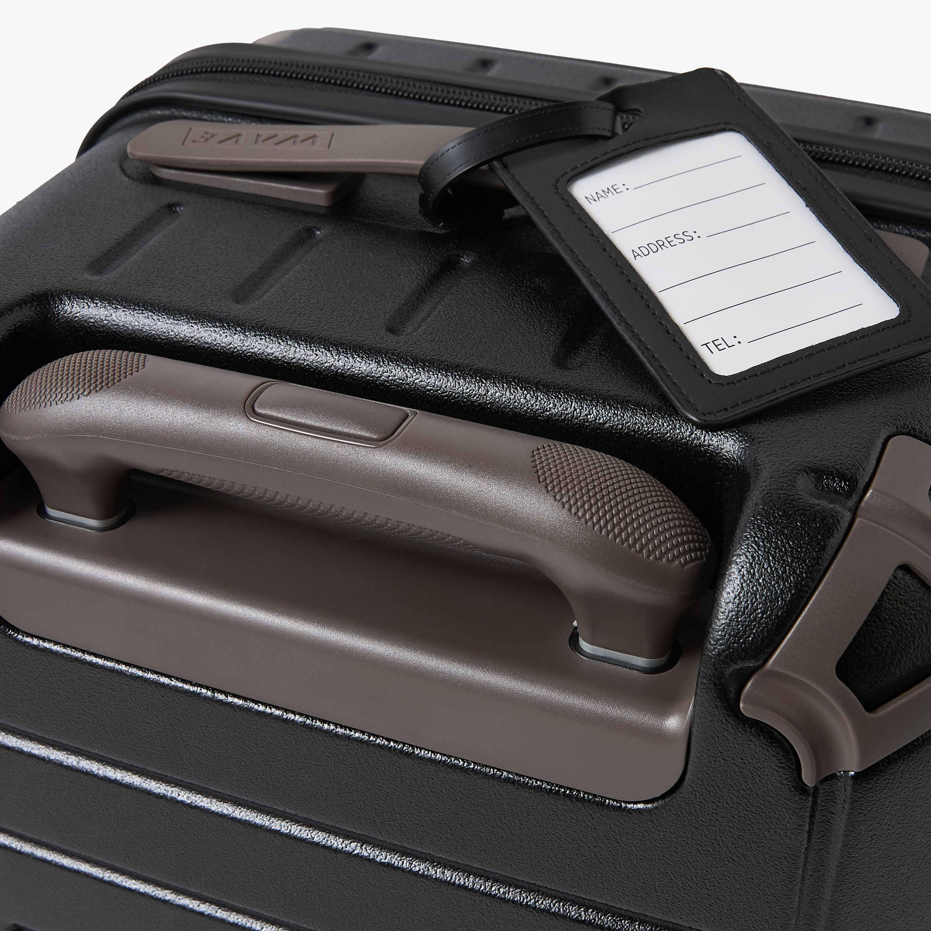 WAVE Textured Hardcase Luggage Trolley with Retractable Handle-travel-luggagesandbags-luggage-image-7