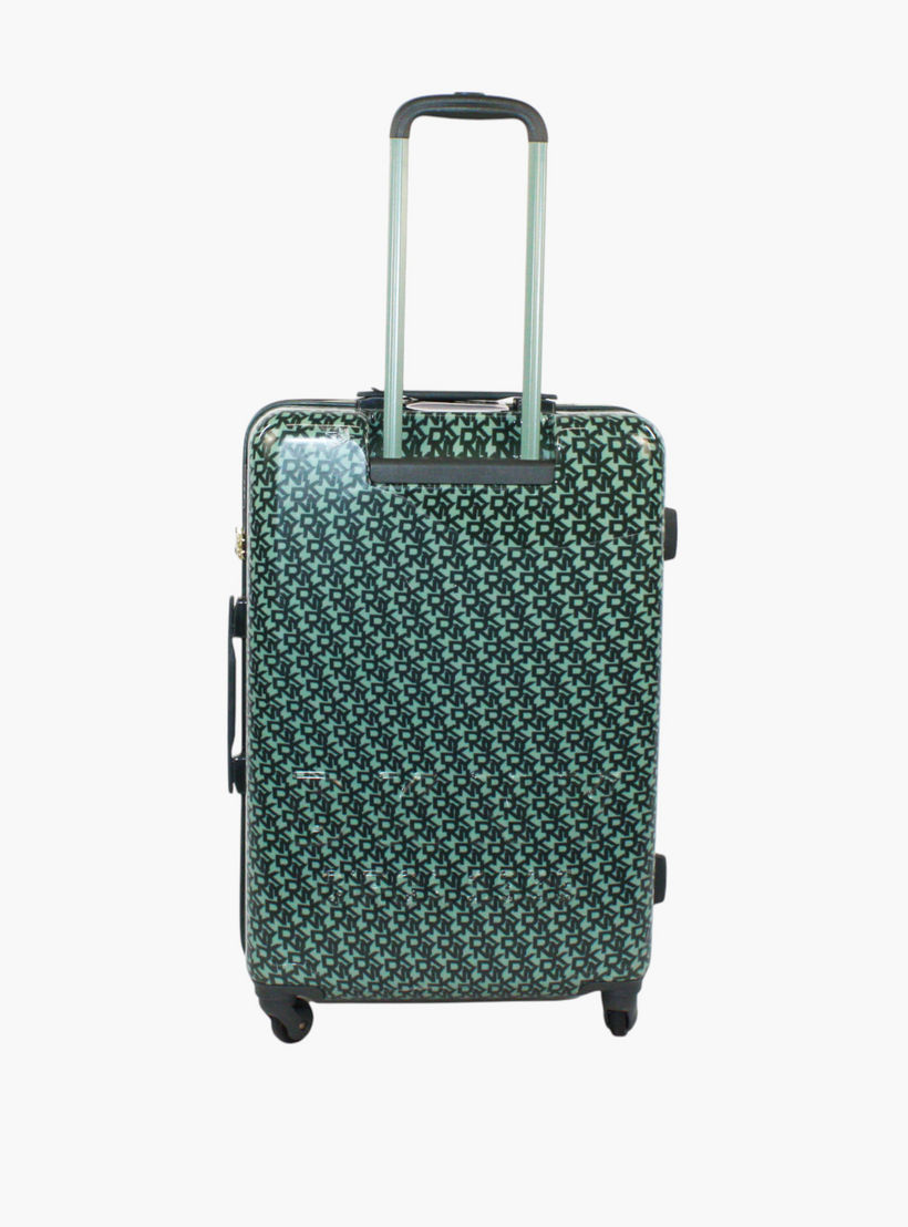 DKNY Monogram Print Hardcase Trolley Bag with Retractable Handle-travel-luggagesandbags-luggage-image-3