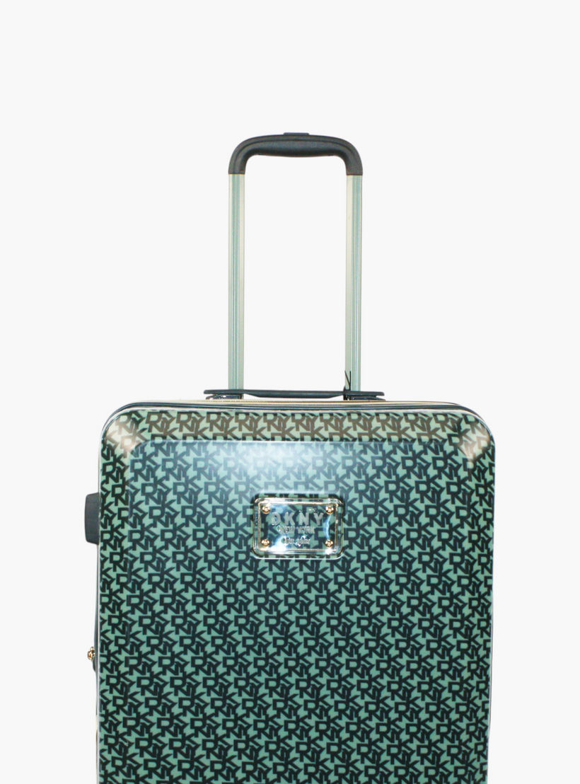 DKNY Monogram Print Hardcase Trolley Bag with Retractable Handle-travel-luggagesandbags-luggage-image-4