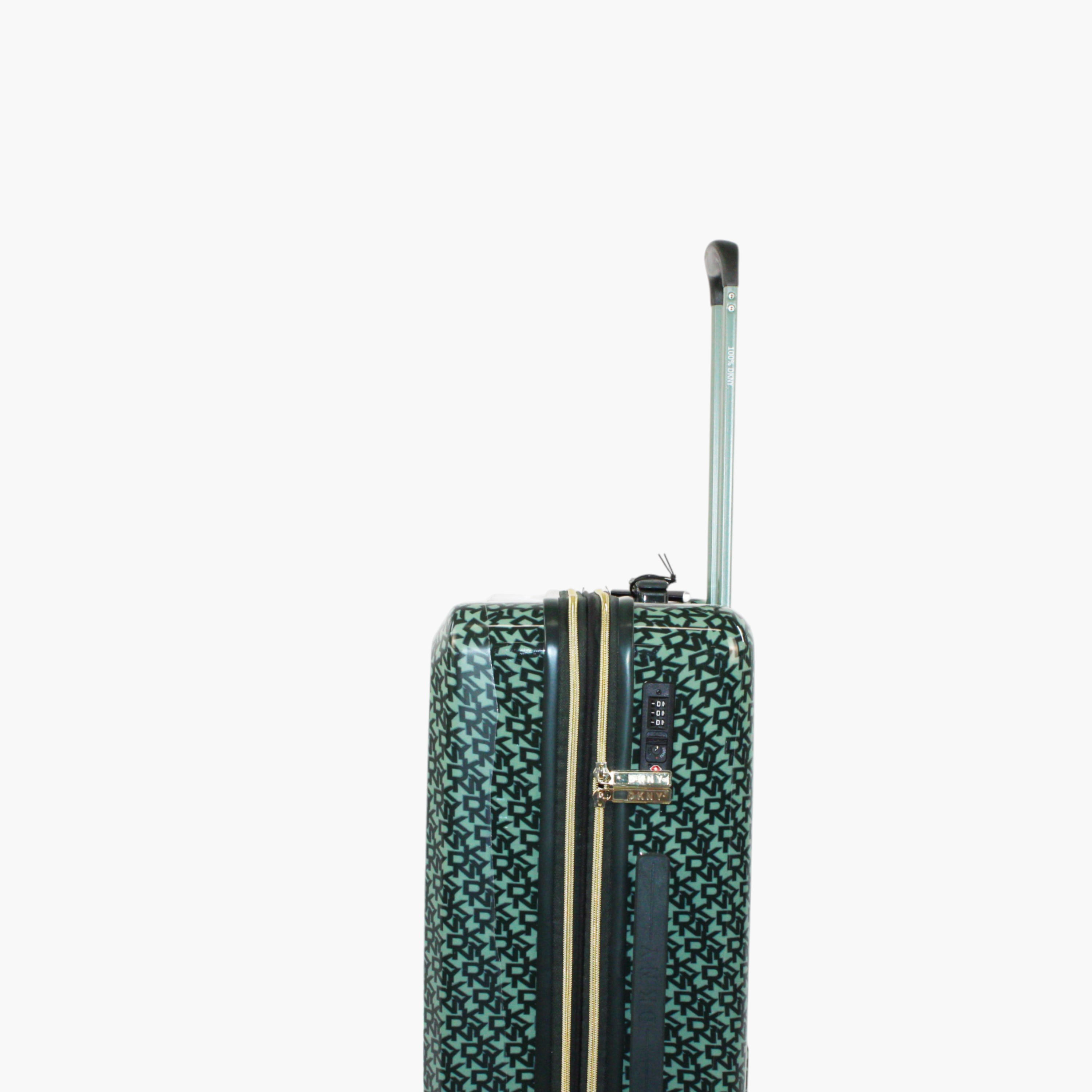 DKNY Monogram Print Hardcase Trolley Bag with Retractable Handle-travel-luggagesandbags-luggage-image-7