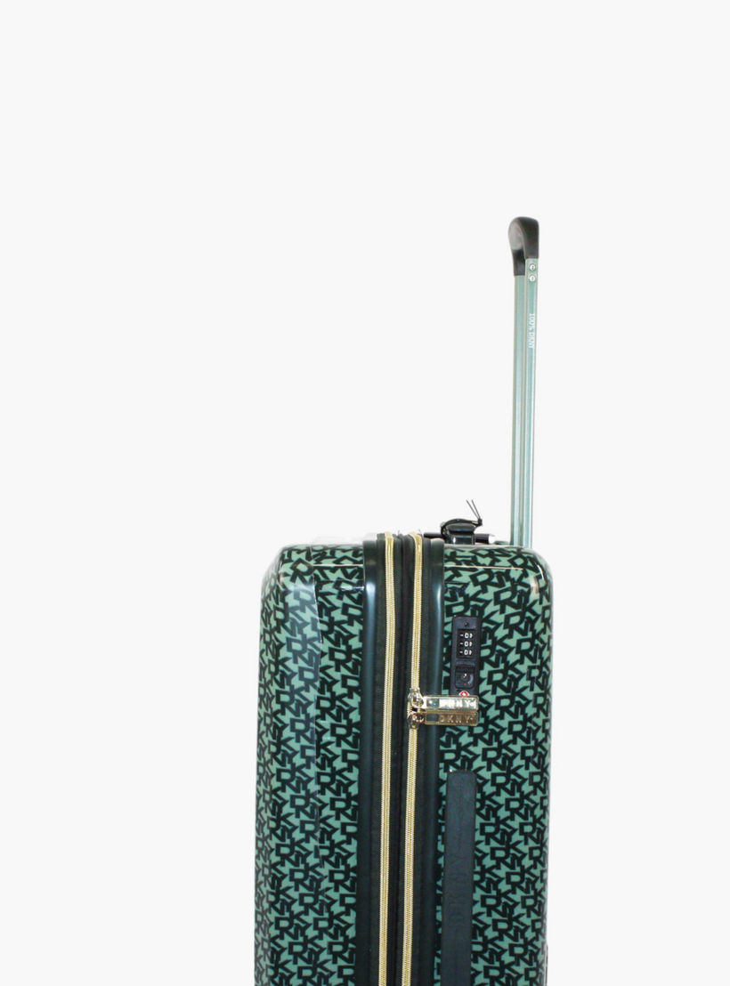 DKNY Monogram Print Hardcase Trolley Bag with Retractable Handle-travel-luggagesandbags-luggage-image-7