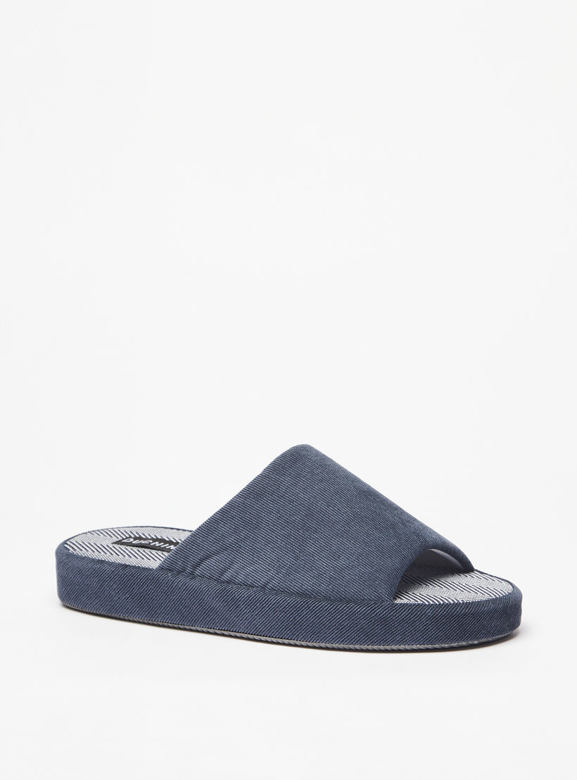 Duchini Men's Textured Bedroom Slippers-men-shoes-flipflopsandslides-image-2