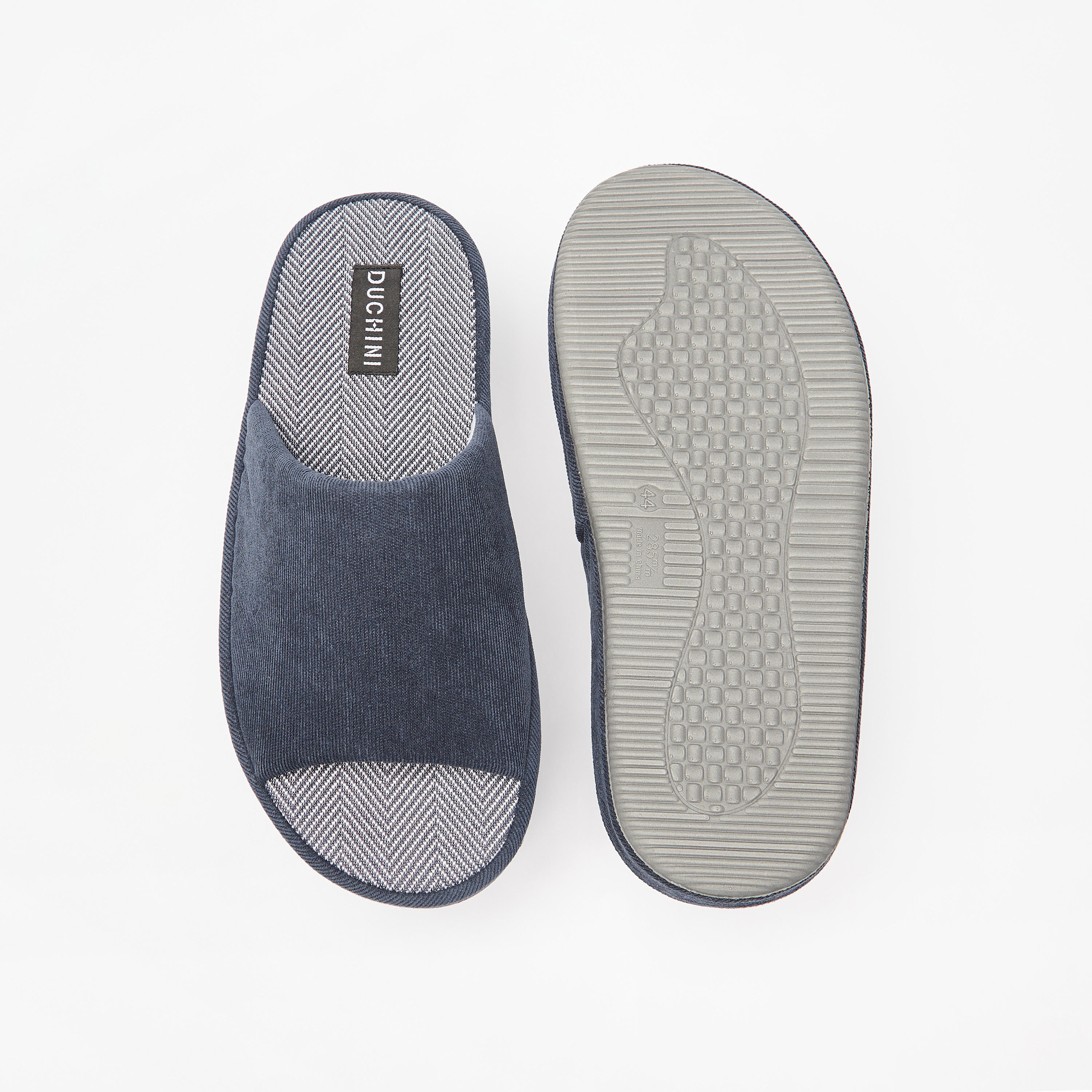 Duchini Men's Textured Bedroom Slippers-men-shoes-flipflopsandslides-image-5