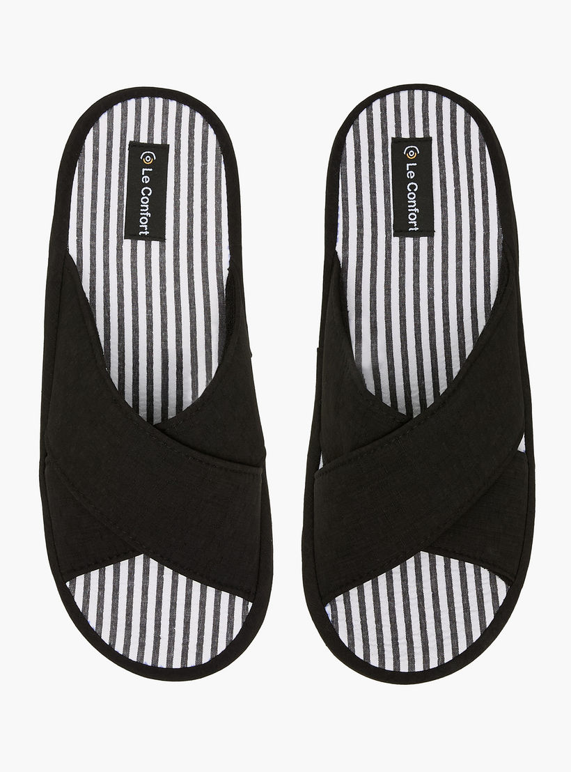 Le Confort Men Cross Strap Bedroom Slippers-men-shoes-flipflopsandslides-image-1