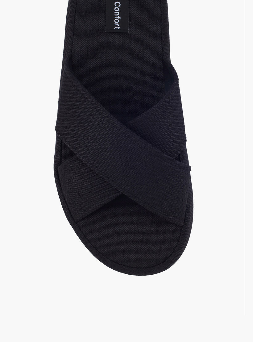 شبشب غرفة نوم بحزام متقاطع للرجال من لو كونفورت-men-shoes-sandals-image-3