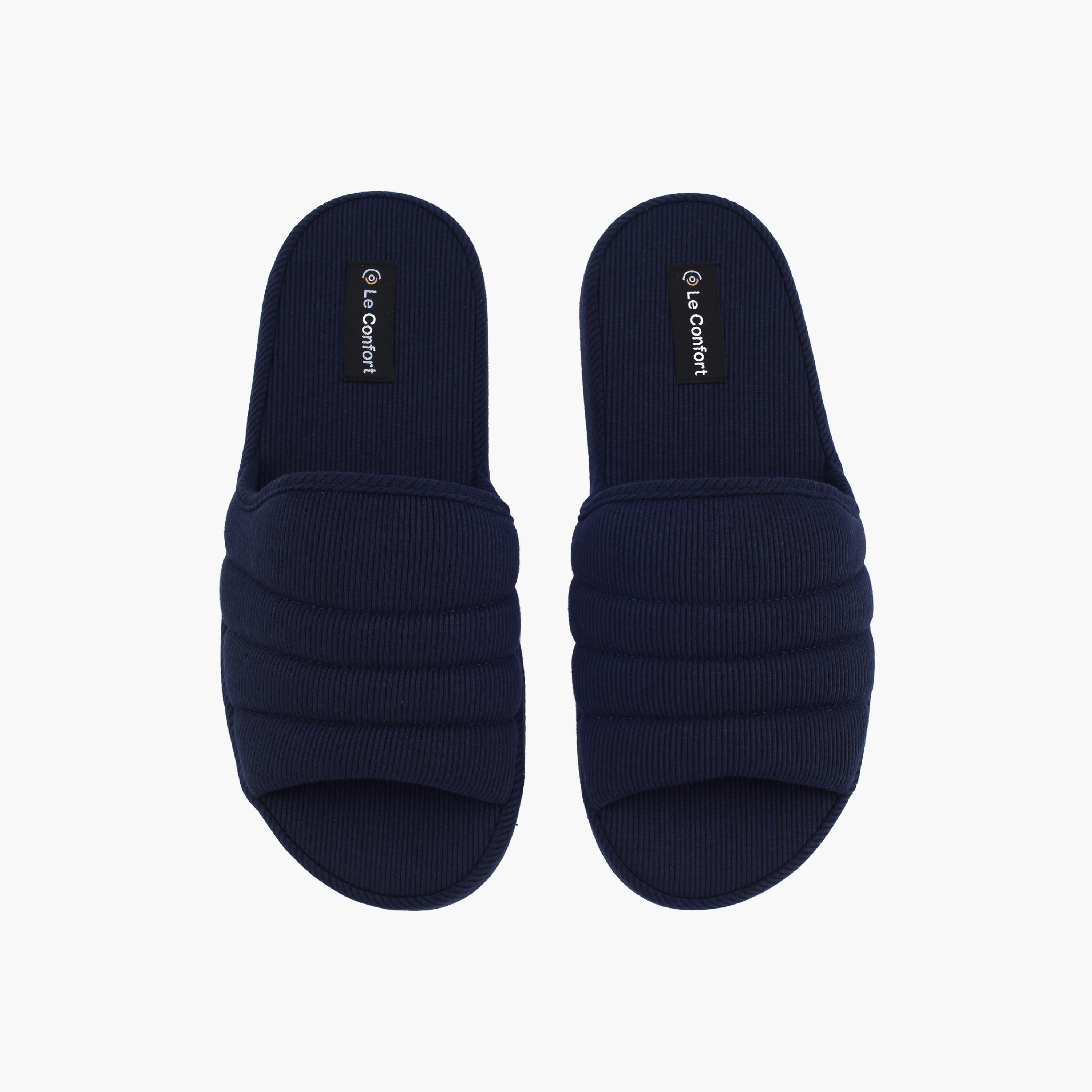 Le Confort Men Ribbed Bedroom Slides-men-shoes-flipflopsandslides-image-1