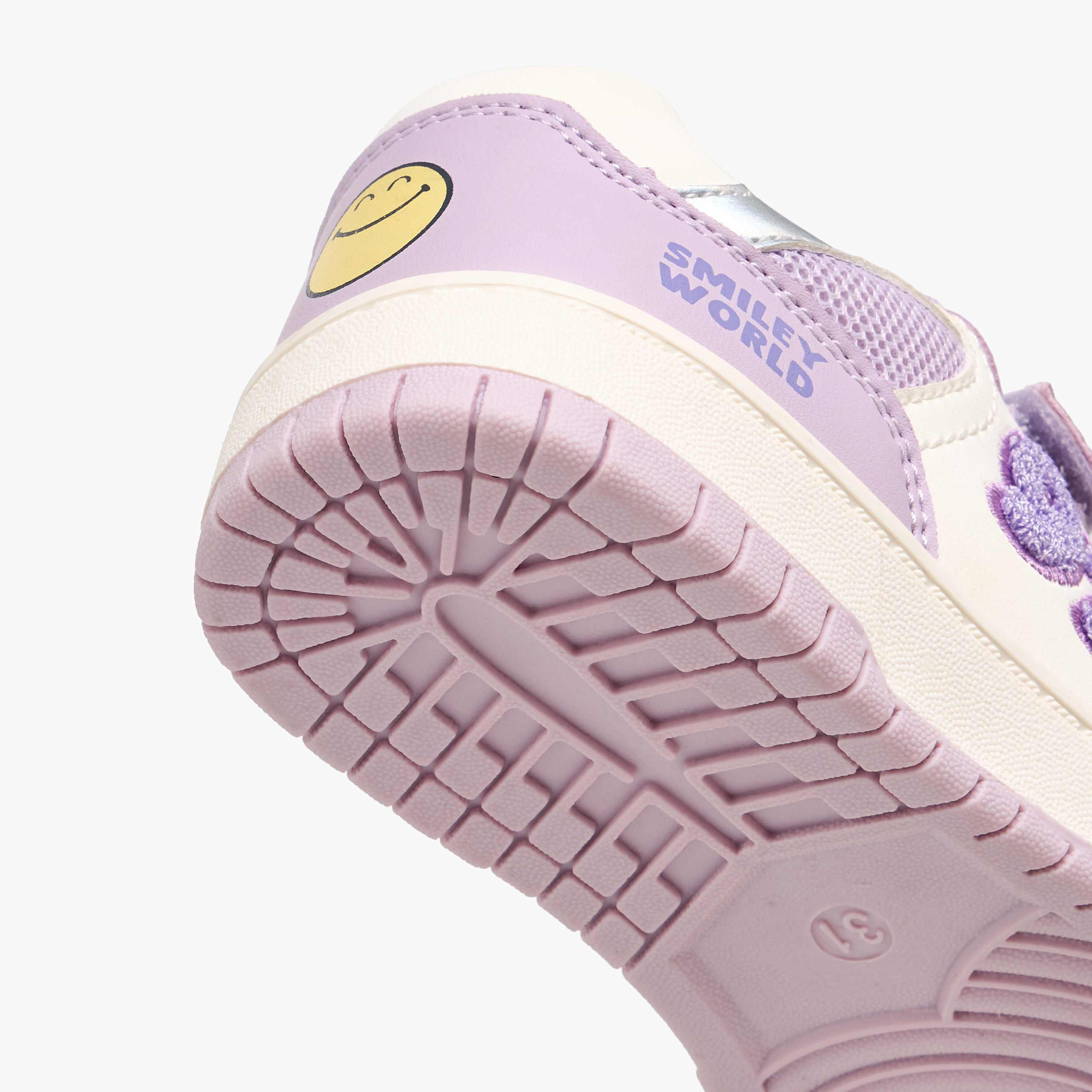 Smiley Girls Hook & Loop Sneakers-girls-shoes-sneakers-image-5