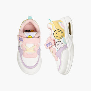 Smiley Girls Colorblock Sneakers-girls-shoes-sneakers-image-1