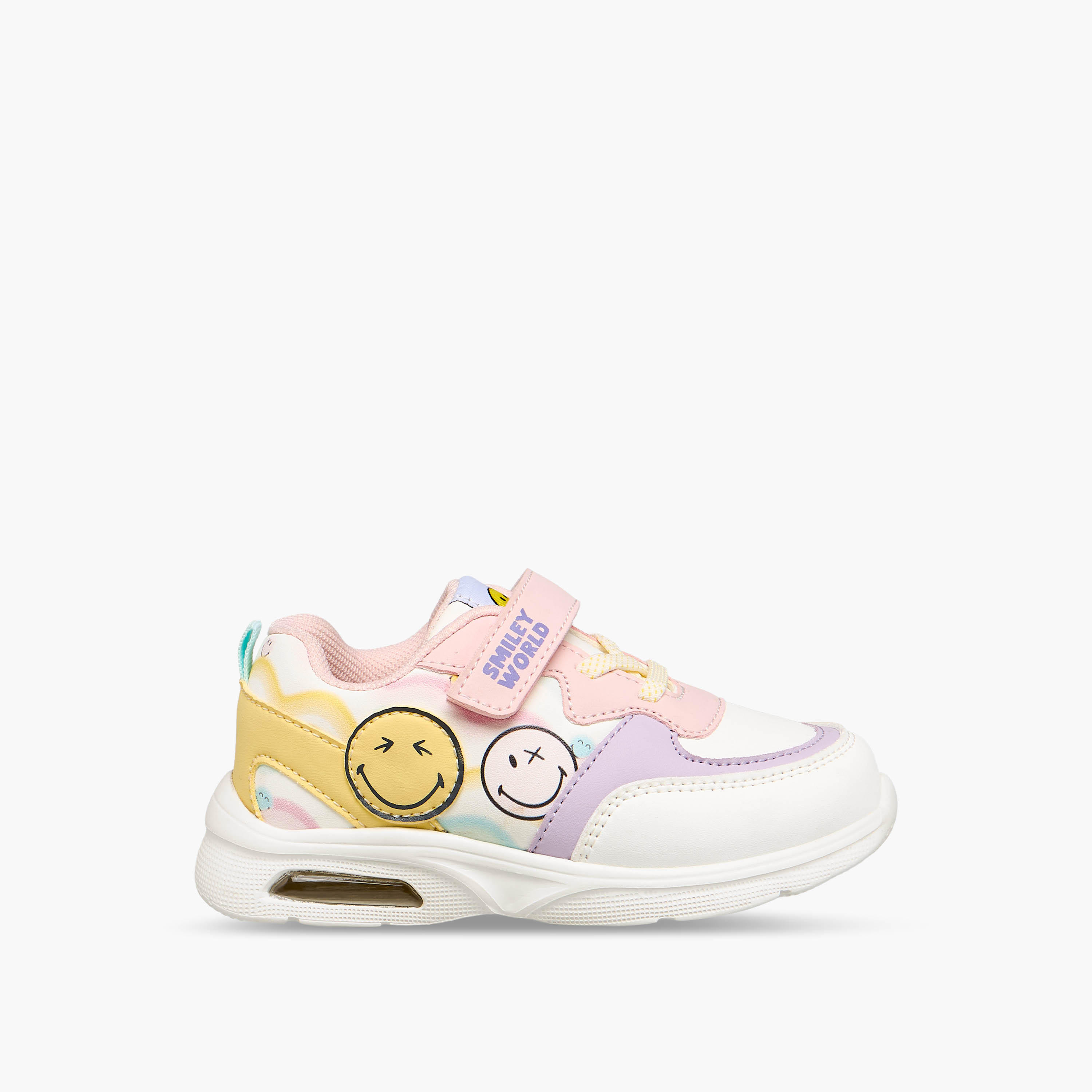 Smiley Girls Colorblock Sneakers-girls-shoes-sneakers-image-3